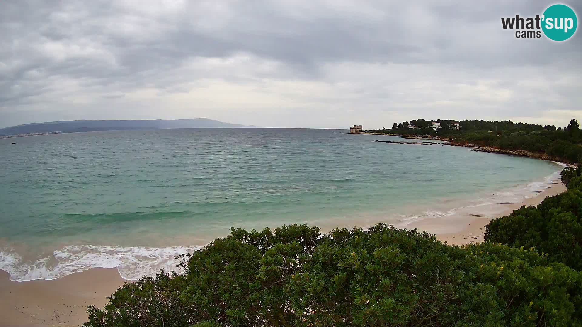 Webcam Lazzaretto beach | Alghero | Sardinia
