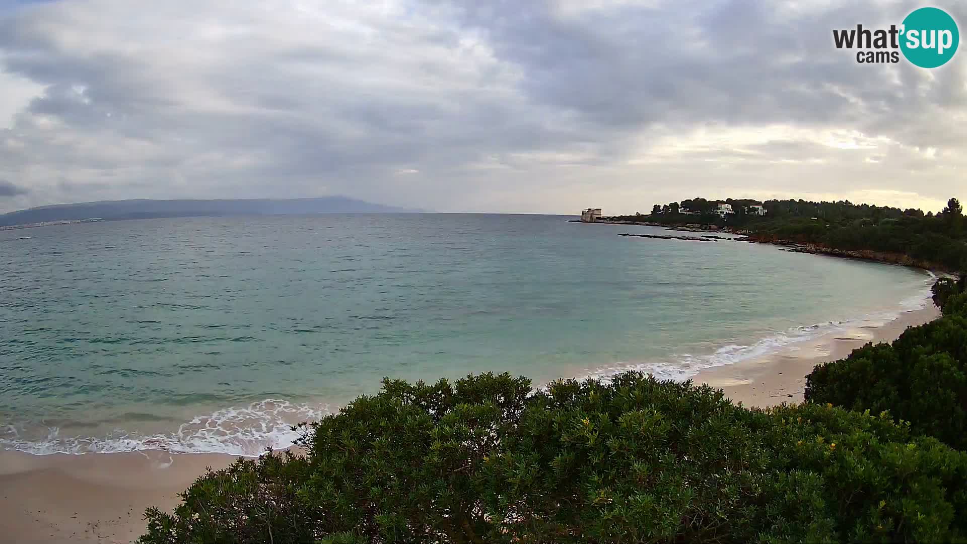 Webcam Lazzaretto Strand | Alghero | Sardinien