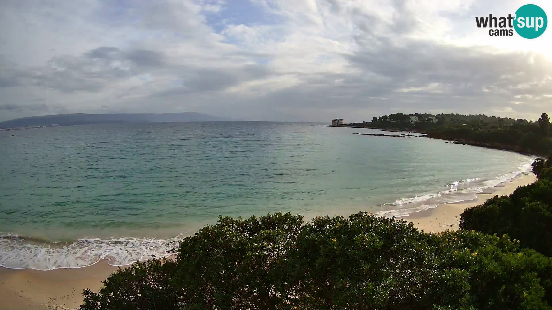 Kamera plaža Lazzaretto | Alghero | Sardinija