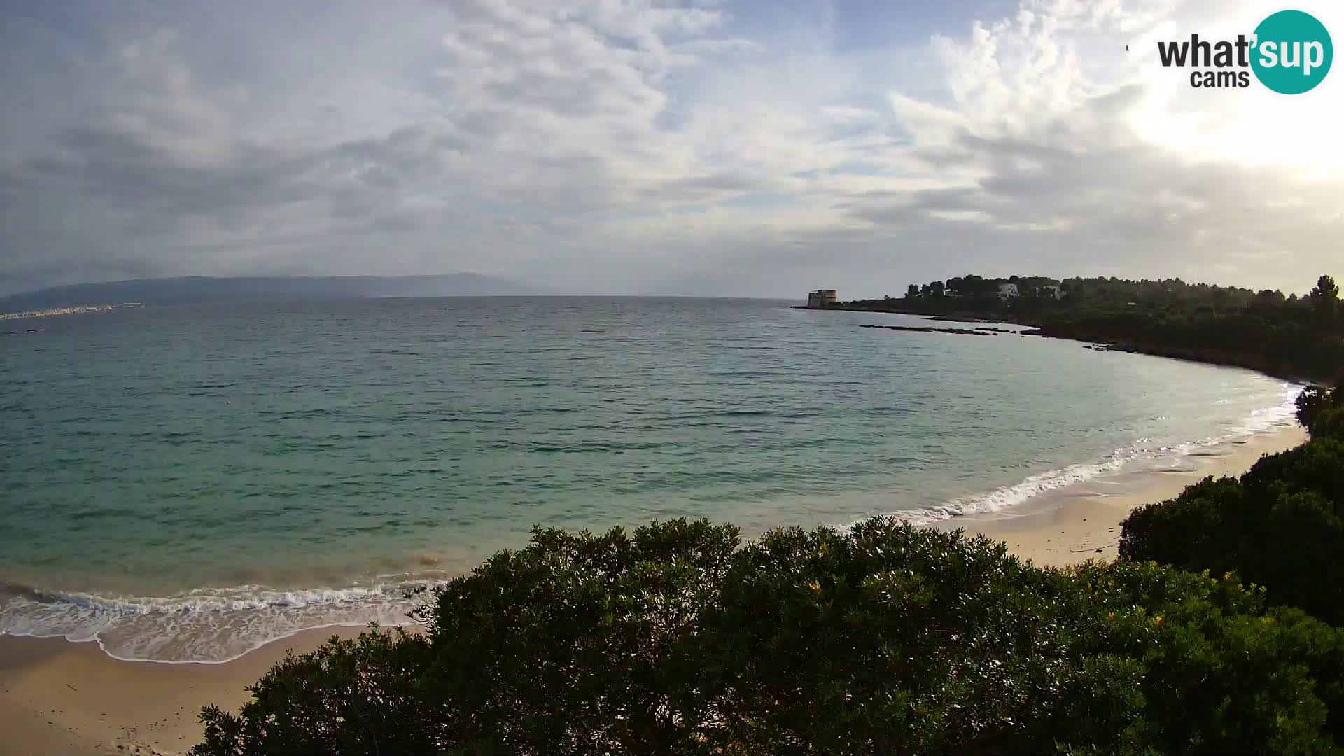 Plage Lazzaretto livecam | Alghero | Sardaigne