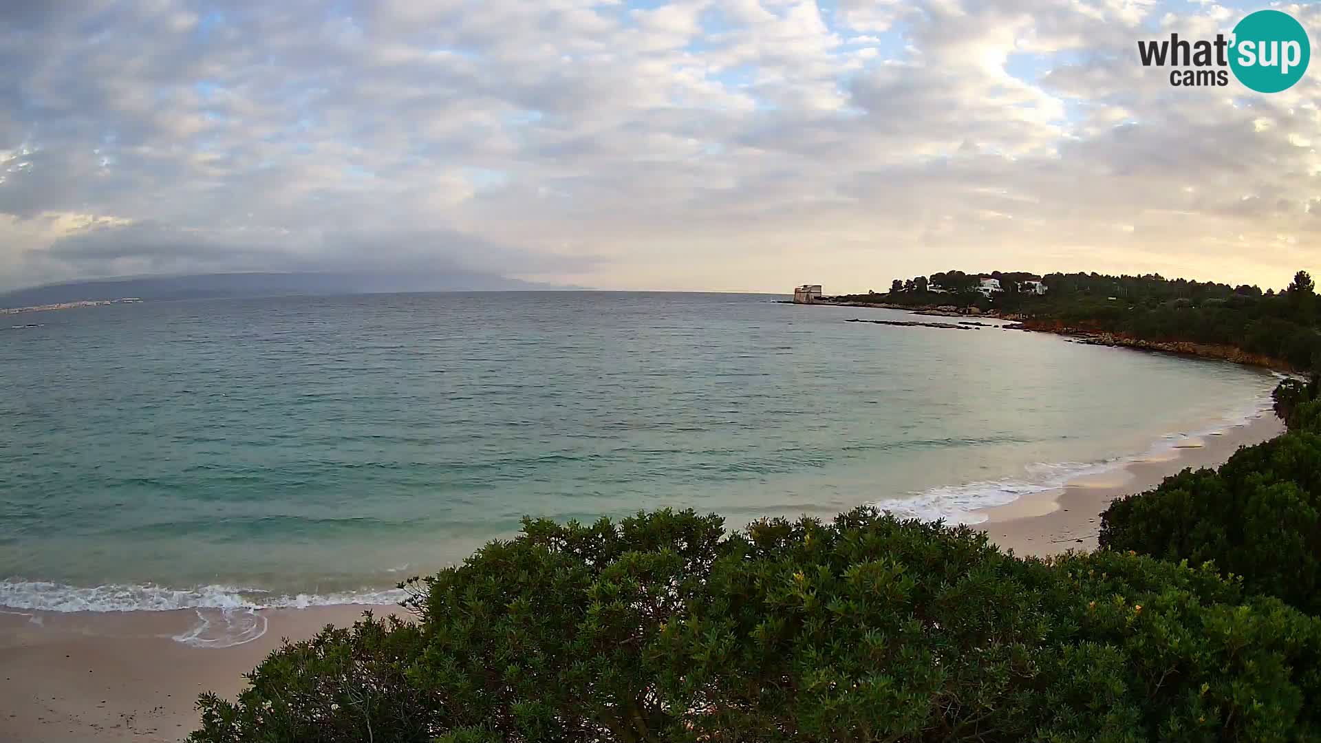 Webcam Lazzaretto beach | Alghero | Sardinia
