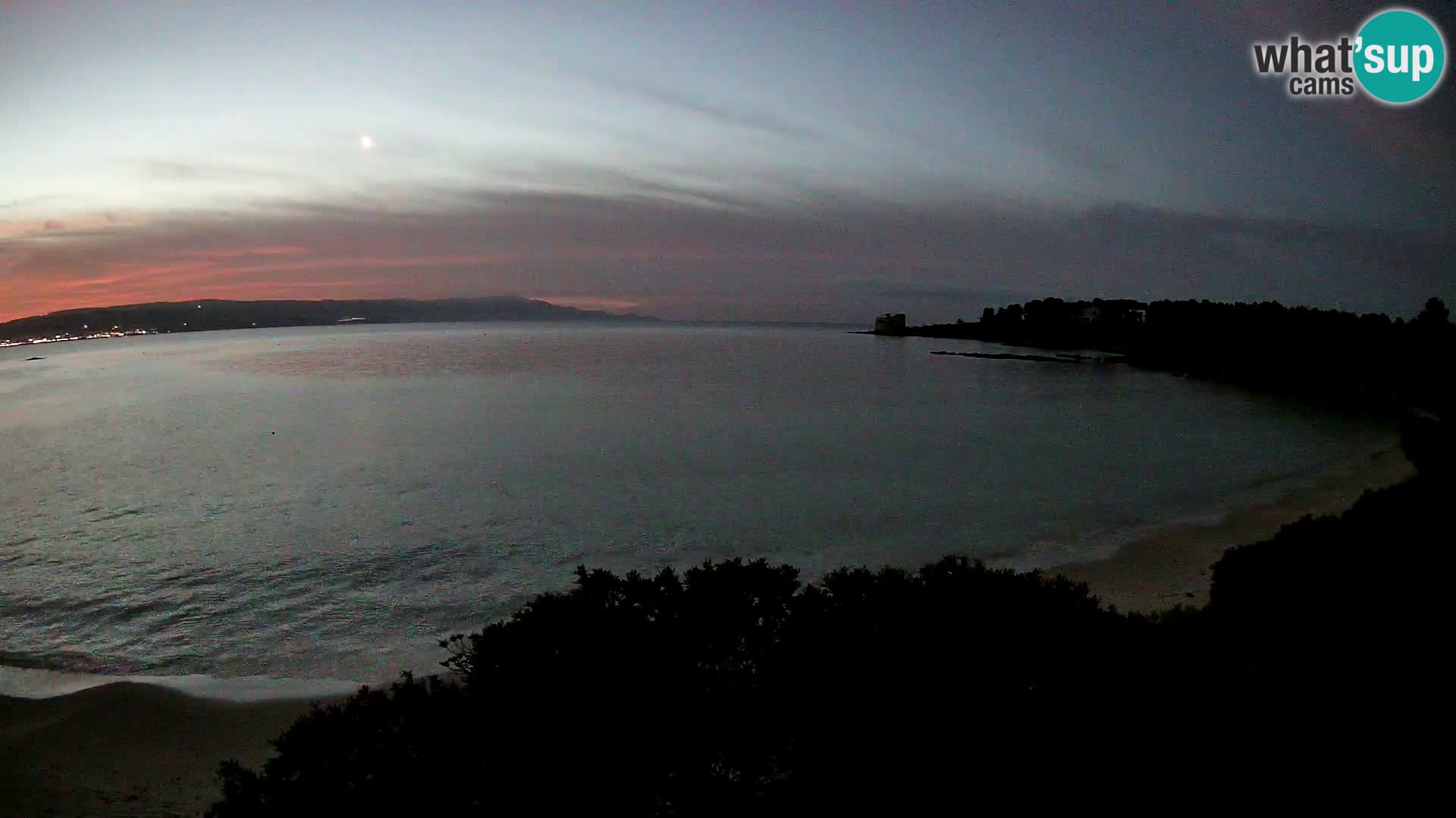 Webcam Lazzaretto beach | Alghero | Sardinia