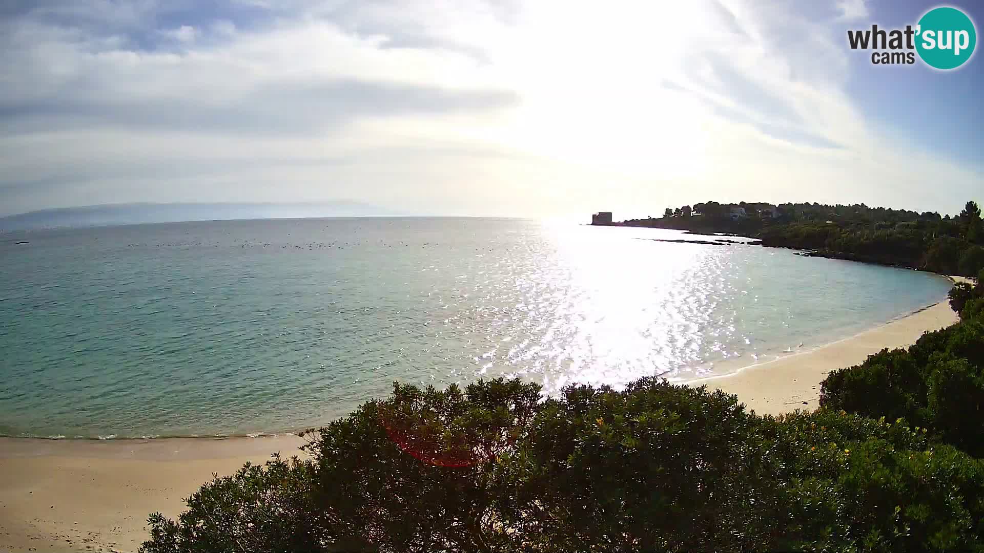 Web kamera plaža Lazzaretto | Alghero | Sardinija