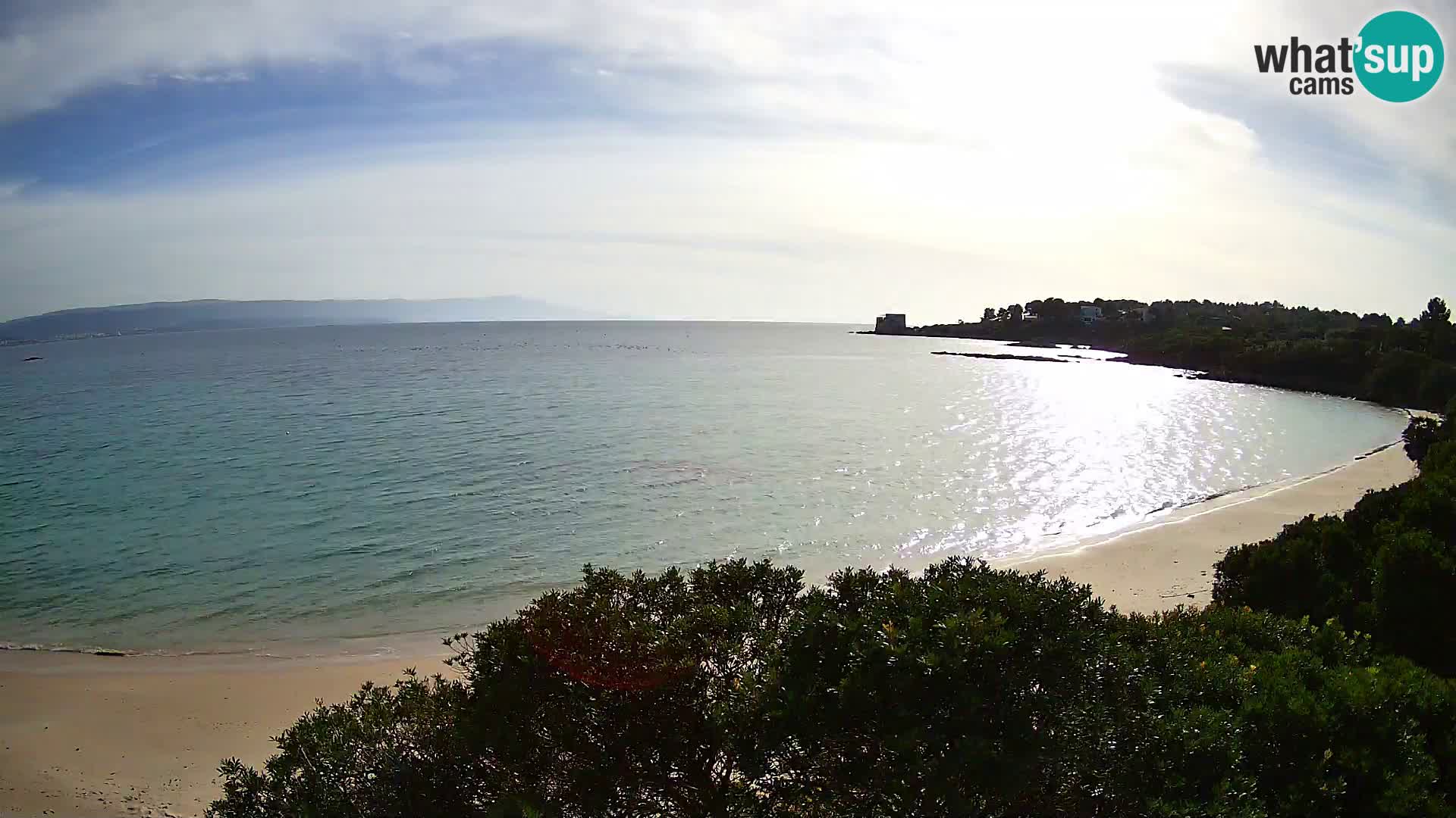 Kamera plaža Lazzaretto | Alghero | Sardinija