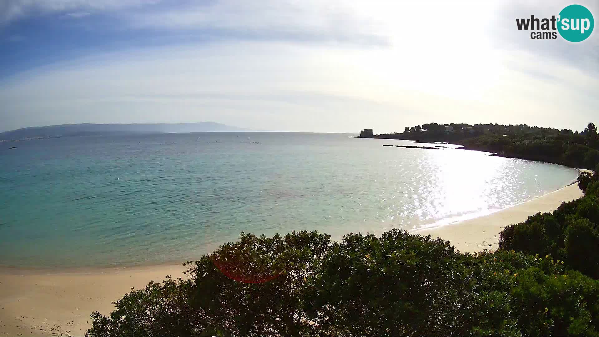 Webcam Lazzaretto beach | Alghero | Sardinia