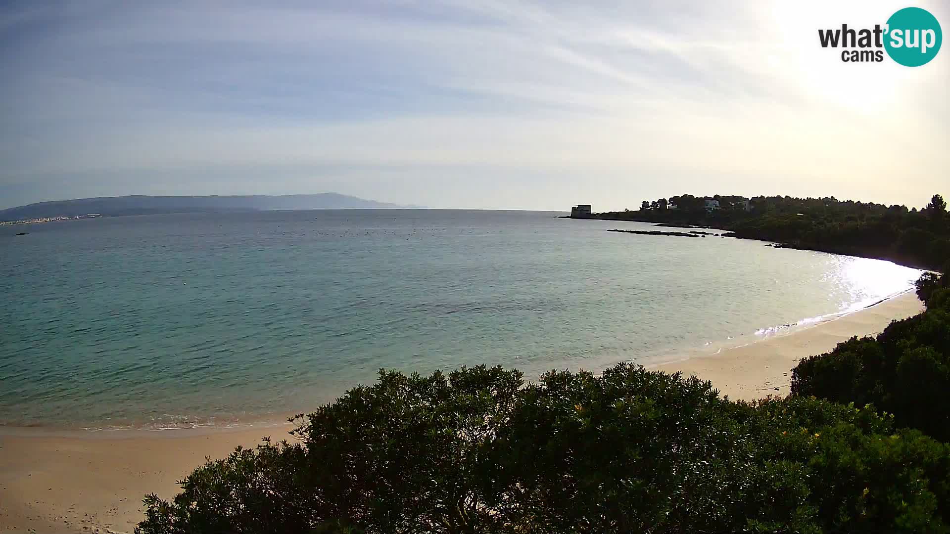 Webcam Lazzaretto Strand | Alghero | Sardinien