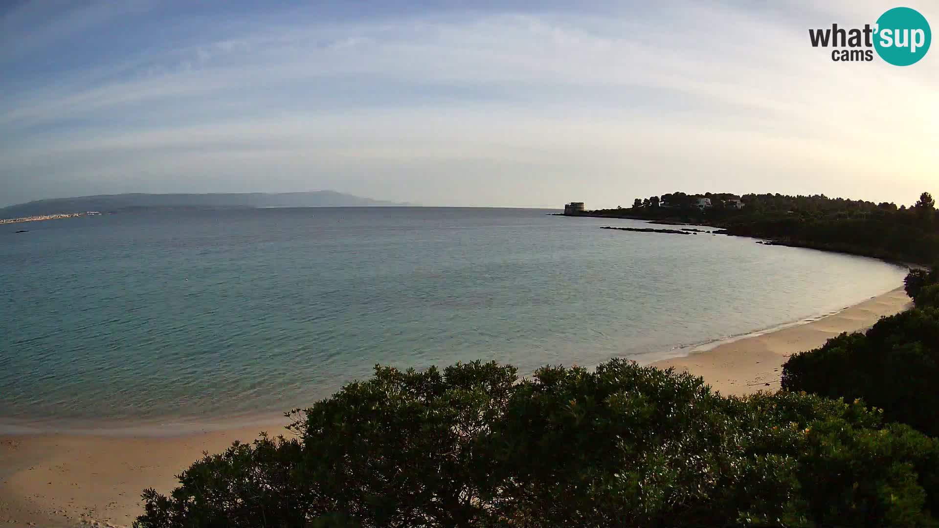 Plage Lazzaretto livecam | Alghero | Sardaigne