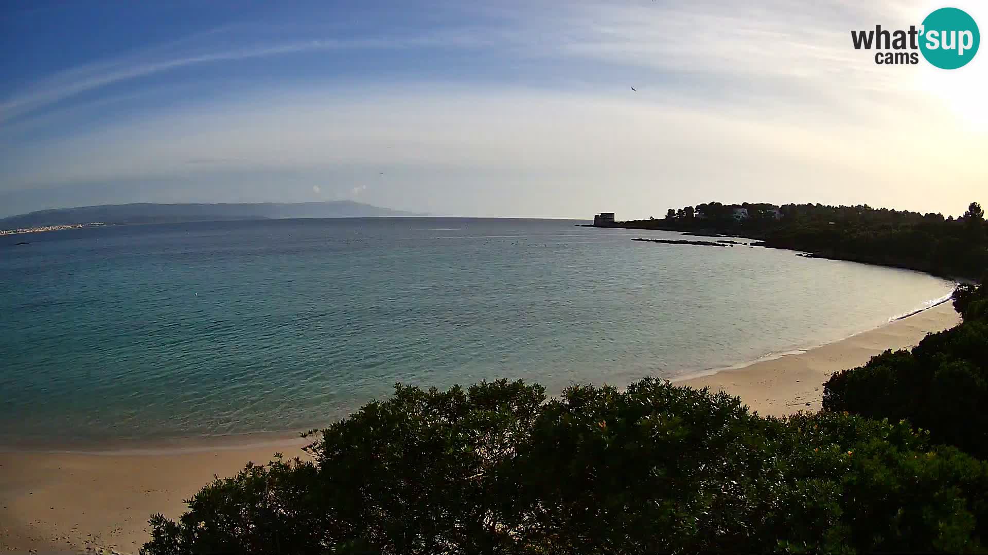 Plage Lazzaretto livecam | Alghero | Sardaigne