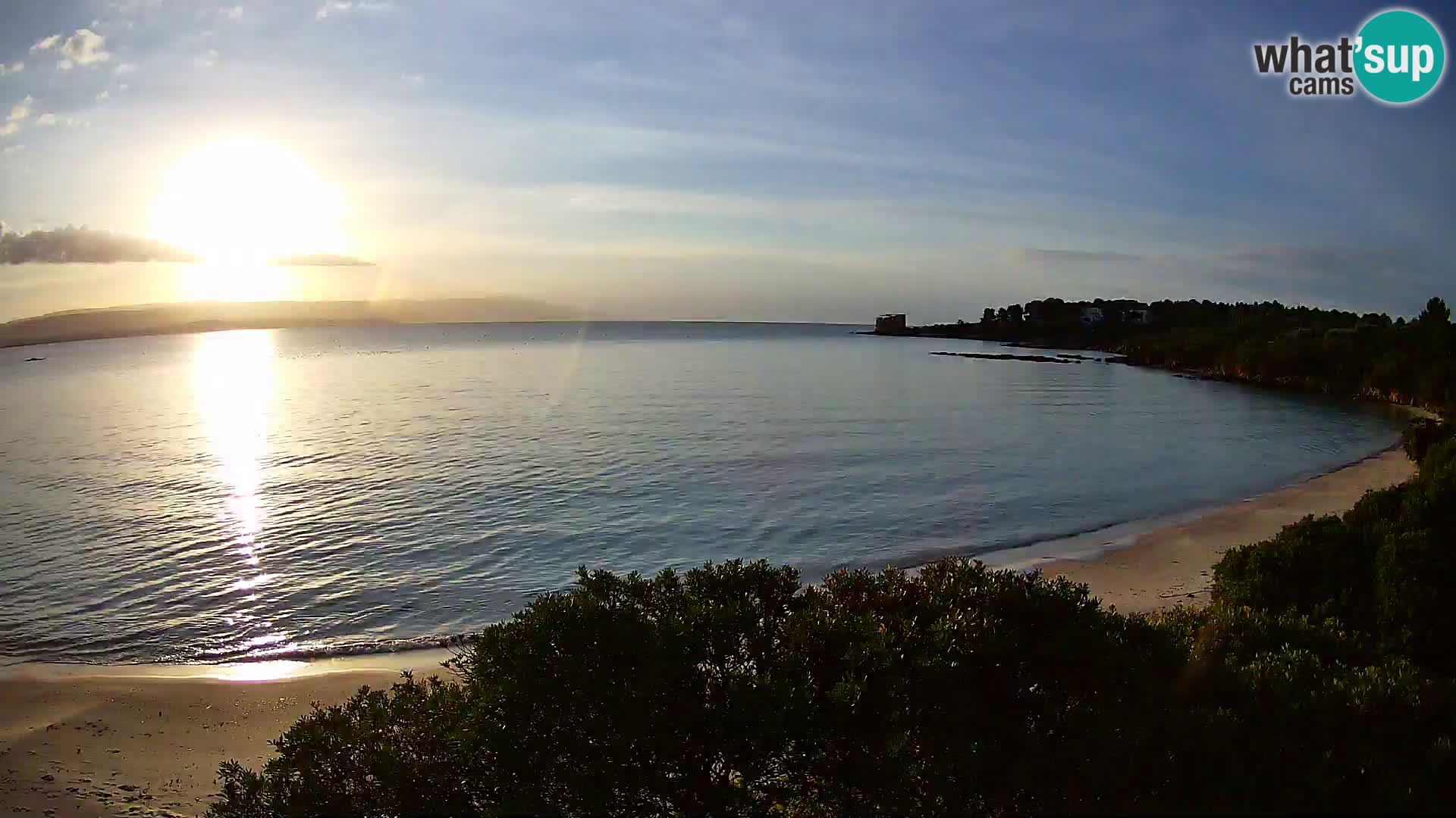 Webcam Lazzaretto Strand | Alghero | Sardinien