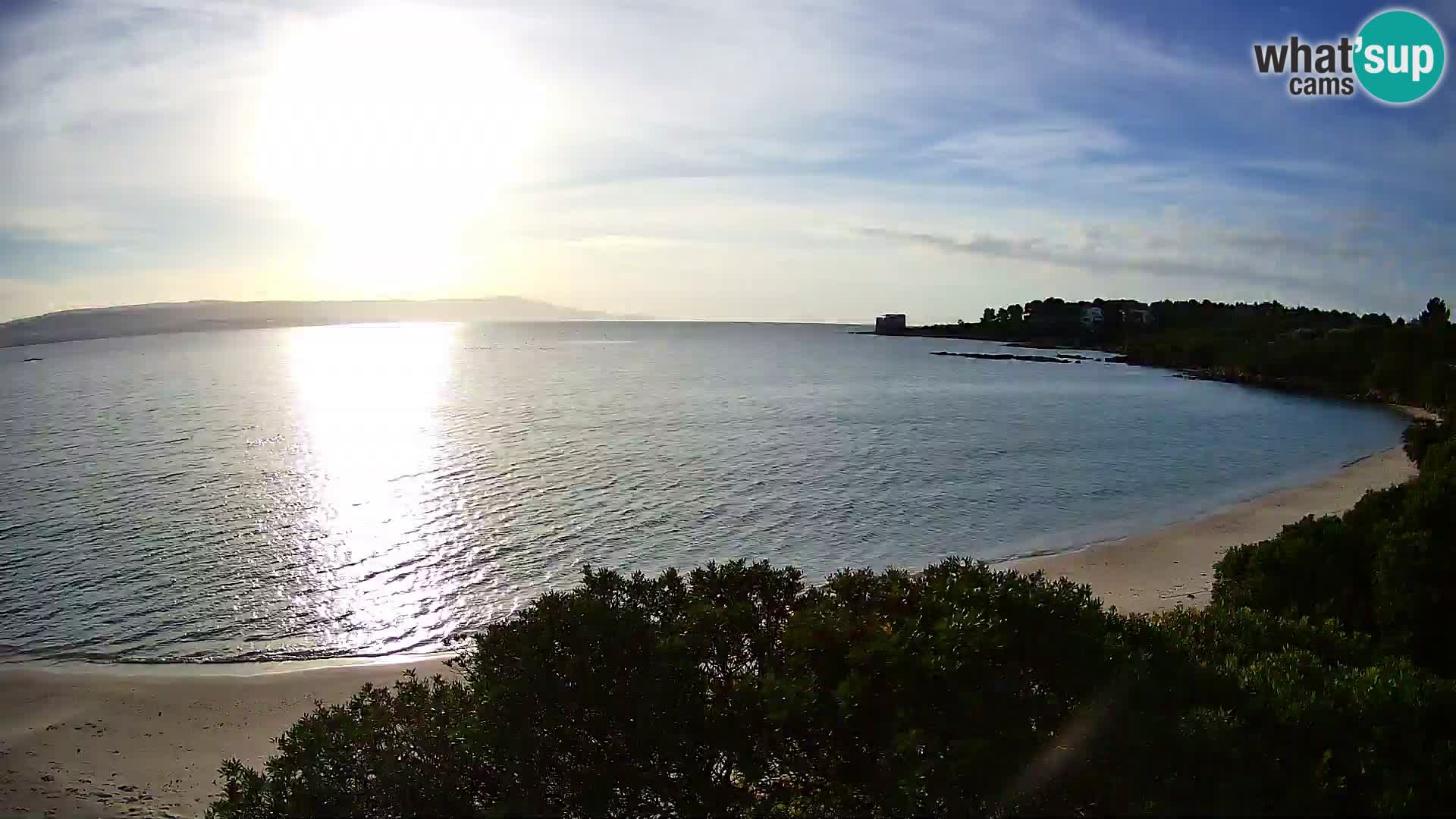 Webcam Lazzaretto beach | Alghero | Sardinia