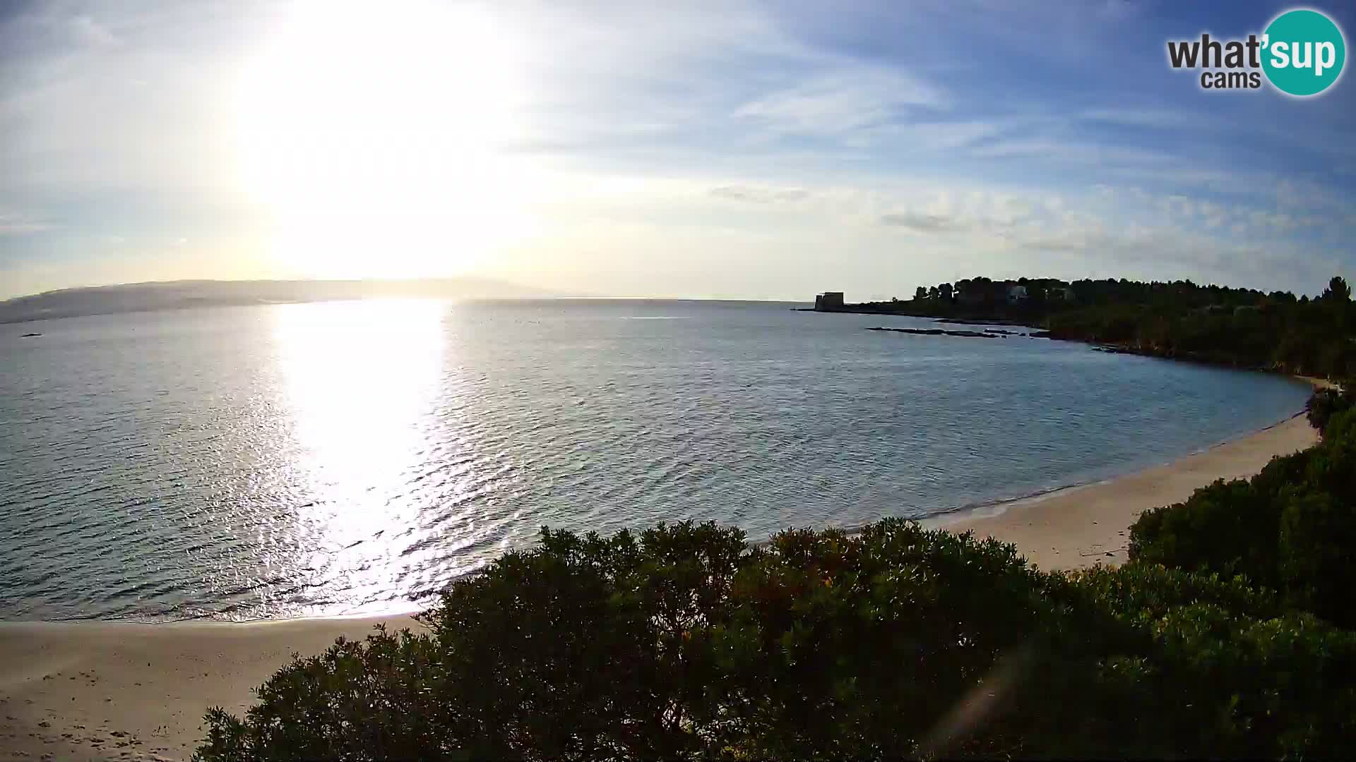 Plage Lazzaretto livecam | Alghero | Sardaigne