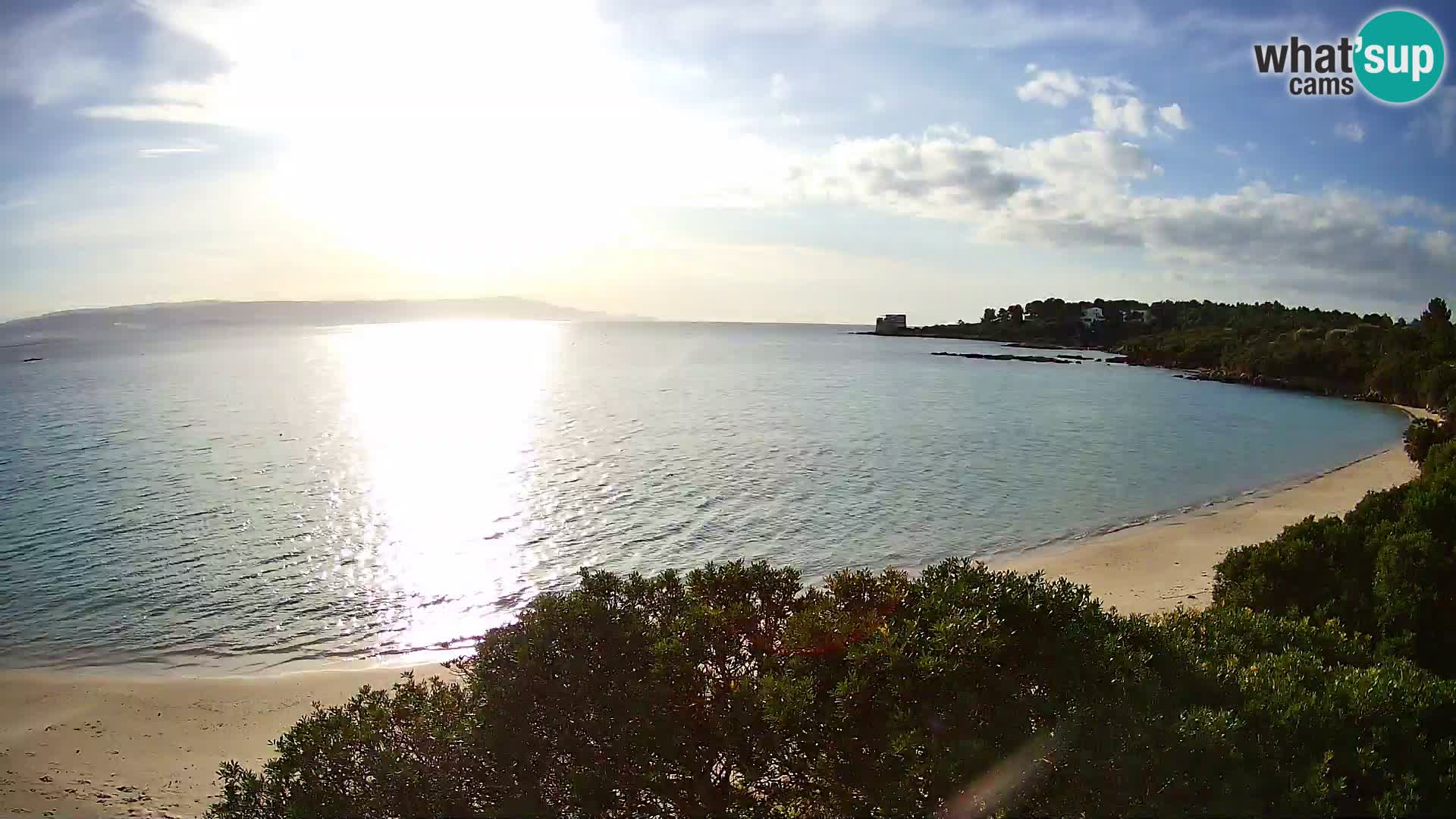 Kamera plaža Lazzaretto | Alghero | Sardinija