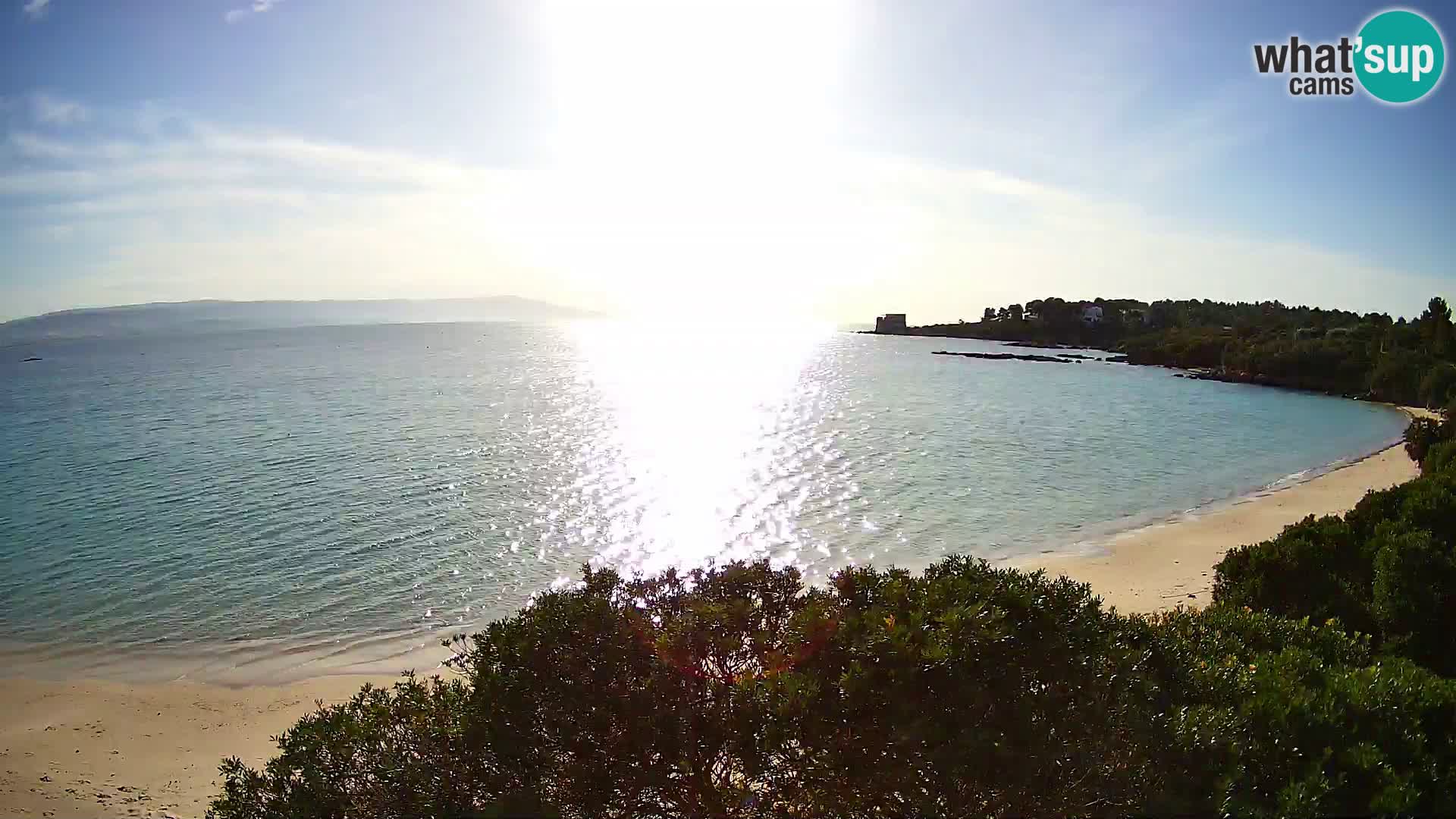 Kamera plaža Lazzaretto | Alghero | Sardinija