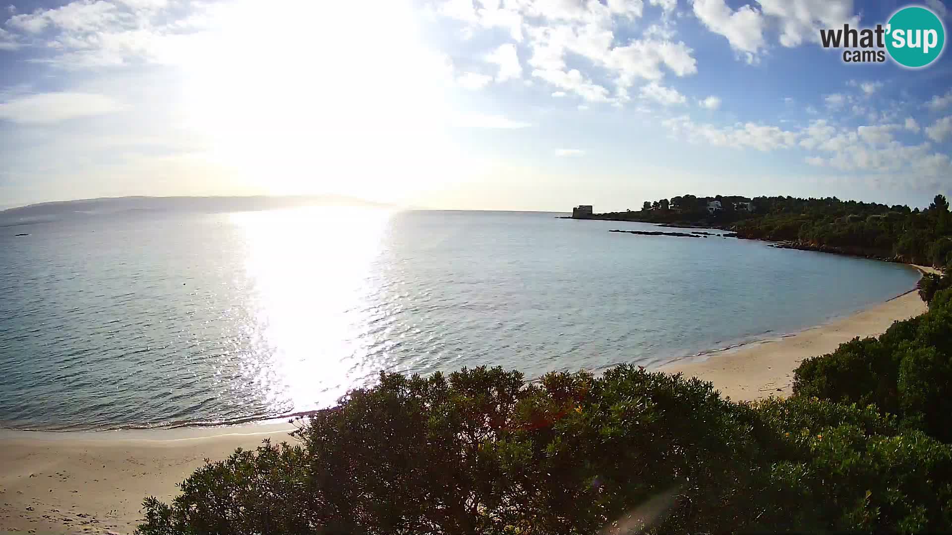 Webcam Lazzaretto Strand | Alghero | Sardinien