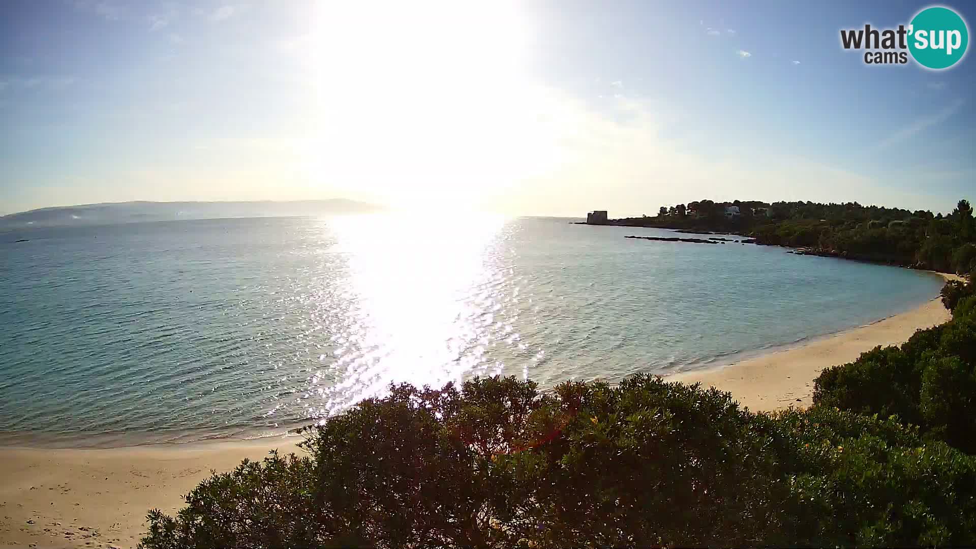 Webcam Lazzaretto beach | Alghero | Sardinia