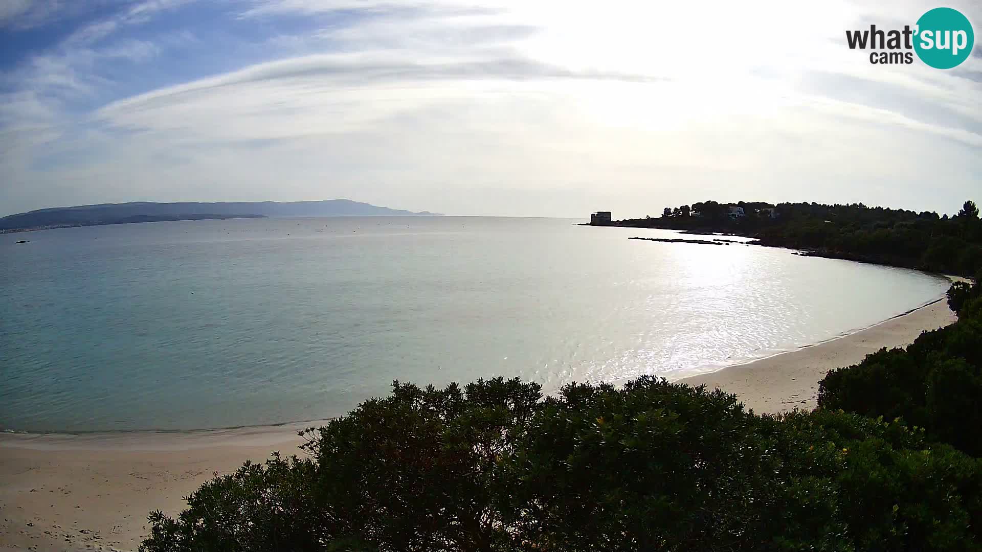 Kamera plaža Lazzaretto | Alghero | Sardinija