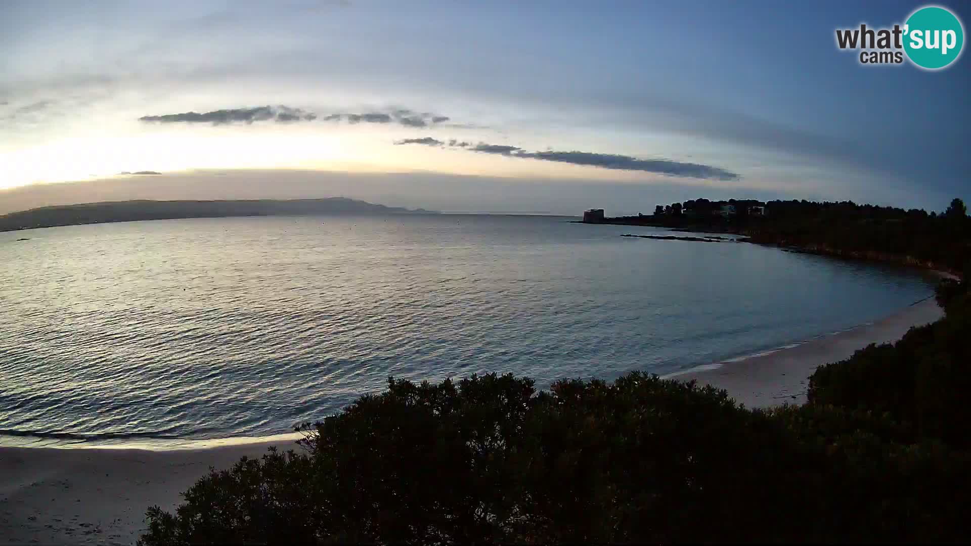 Web kamera plaža Lazzaretto | Alghero | Sardinija