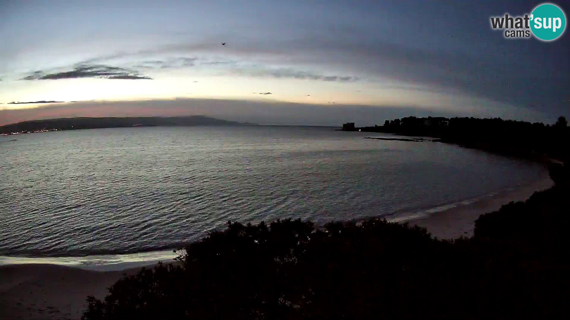 Kamera plaža Lazzaretto | Alghero | Sardinija
