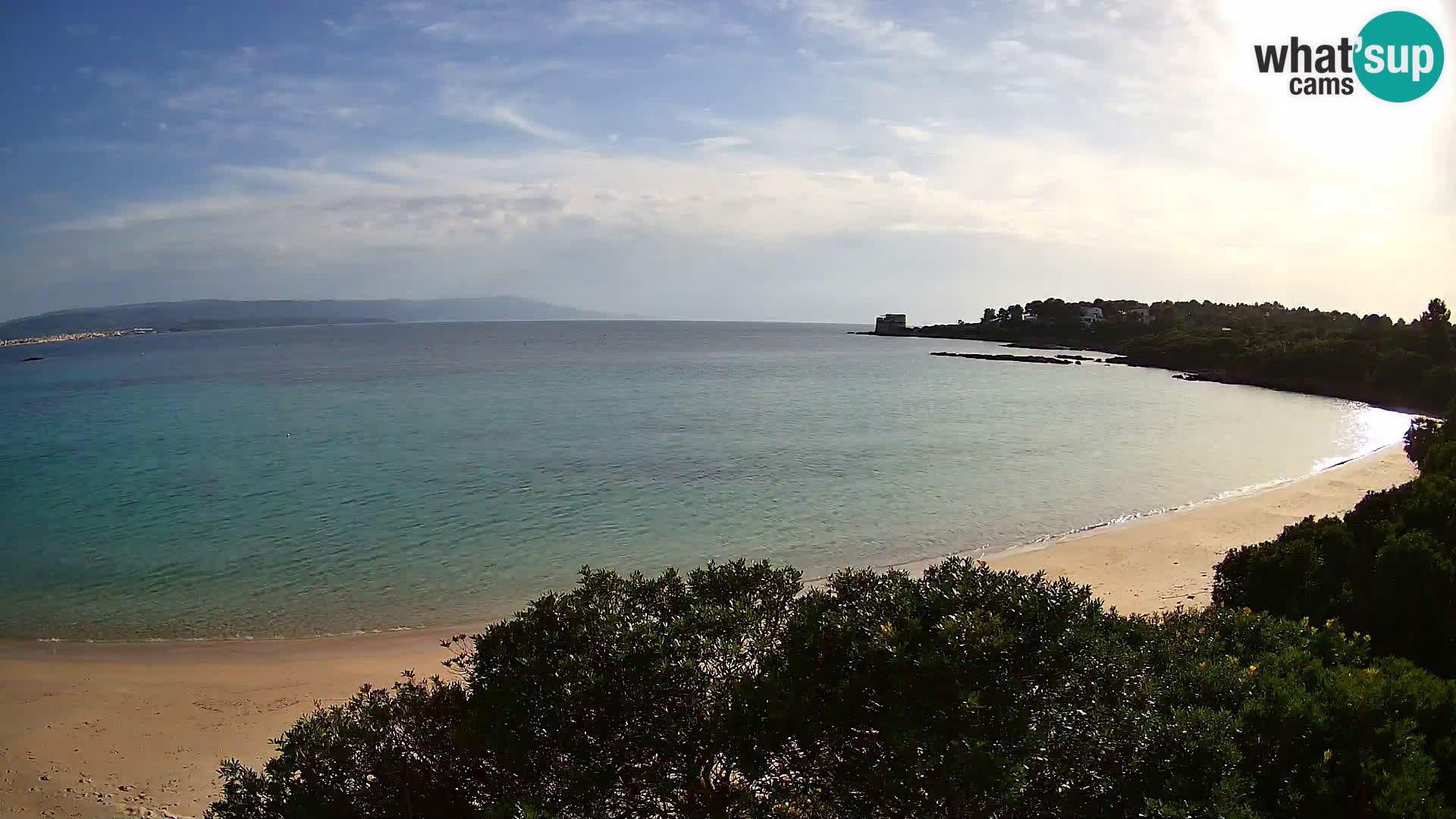 Web kamera plaža Lazzaretto | Alghero | Sardinija