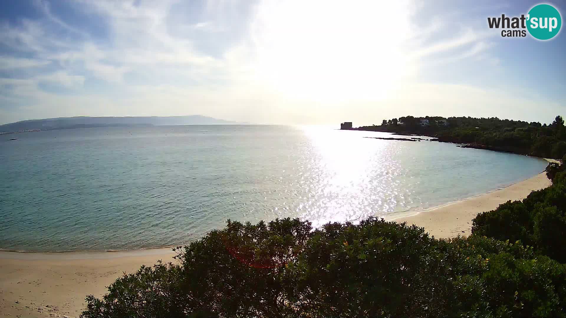 Webcam Lazzaretto beach | Alghero | Sardinia