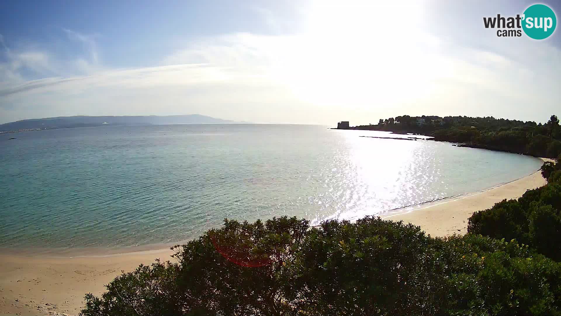 Kamera plaža Lazzaretto | Alghero | Sardinija