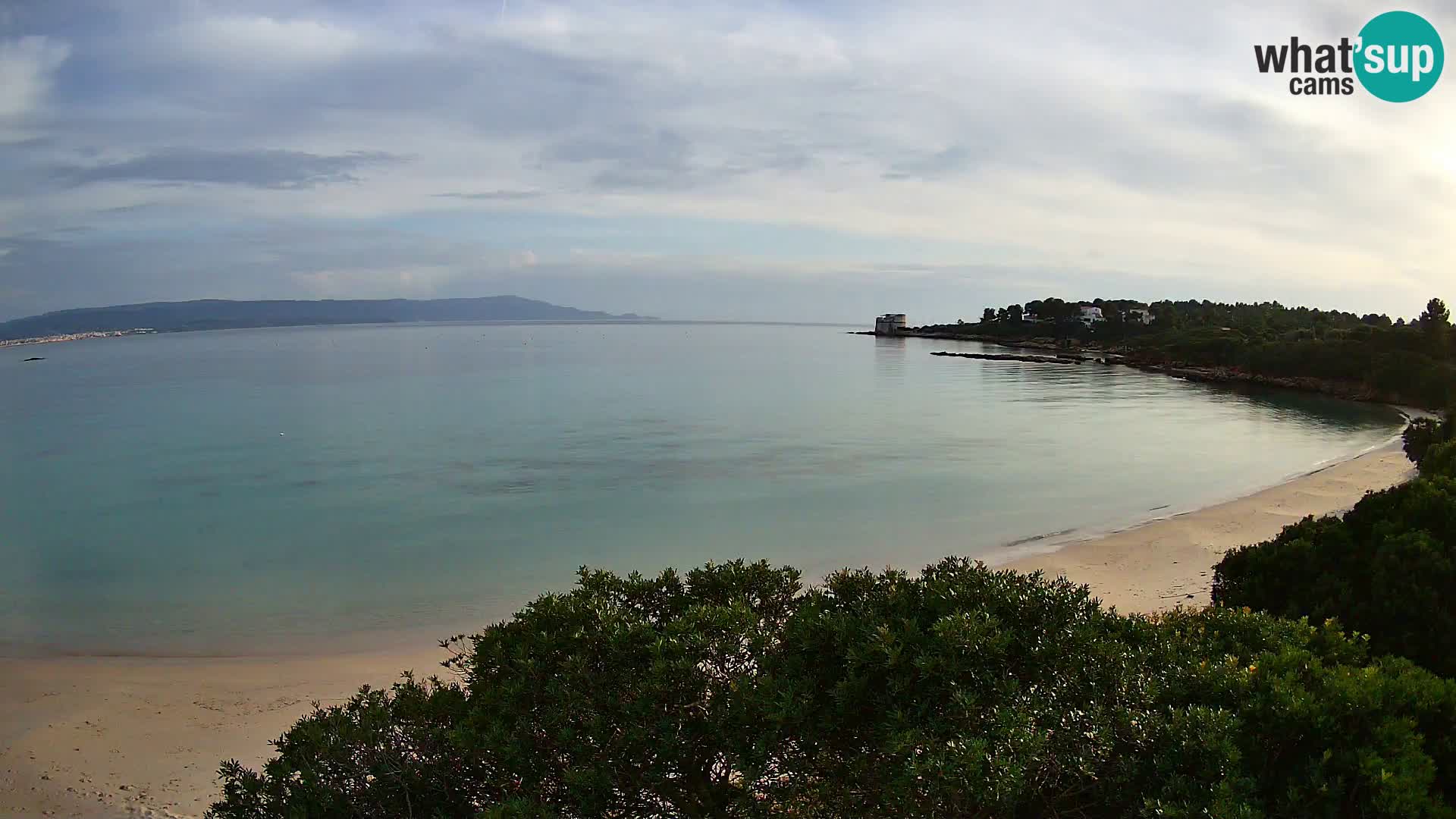 Kamera plaža Lazzaretto | Alghero | Sardinija