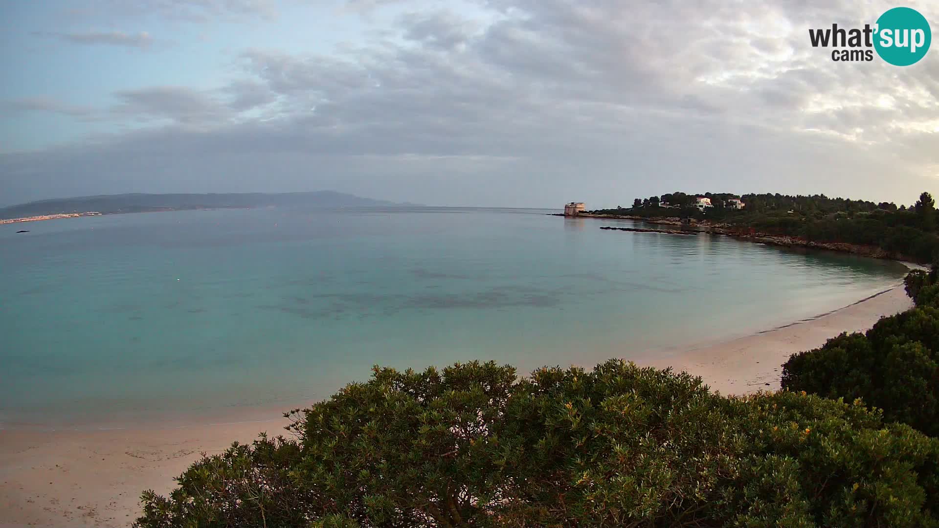 Plage Lazzaretto livecam | Alghero | Sardaigne