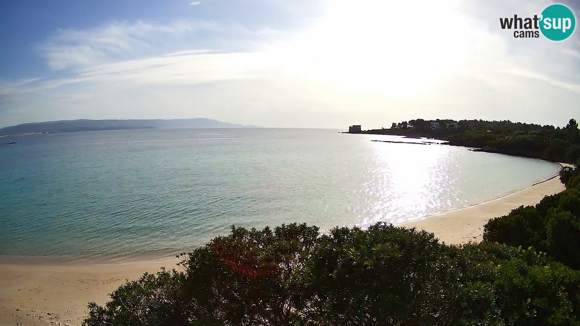 Plage Lazzaretto livecam | Alghero | Sardaigne