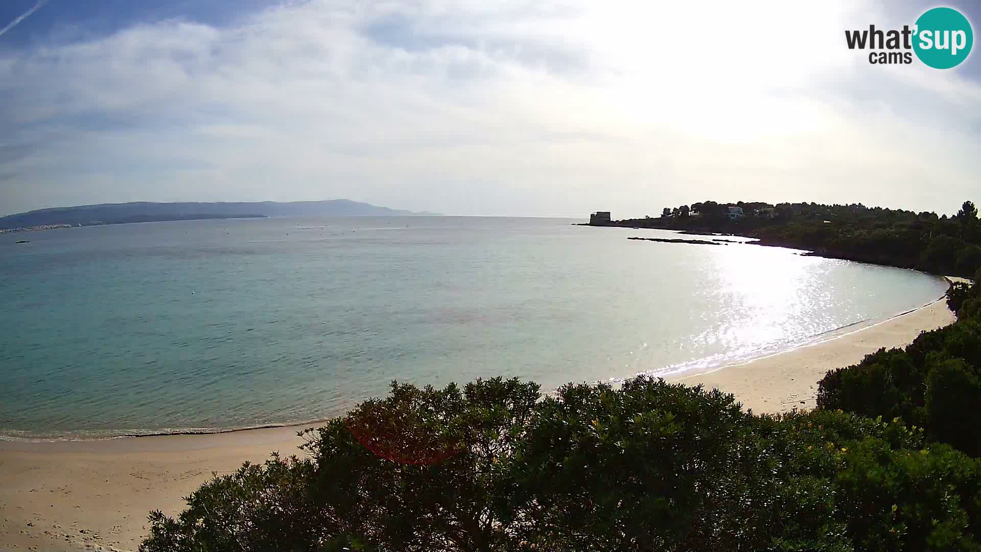 Kamera plaža Lazzaretto | Alghero | Sardinija