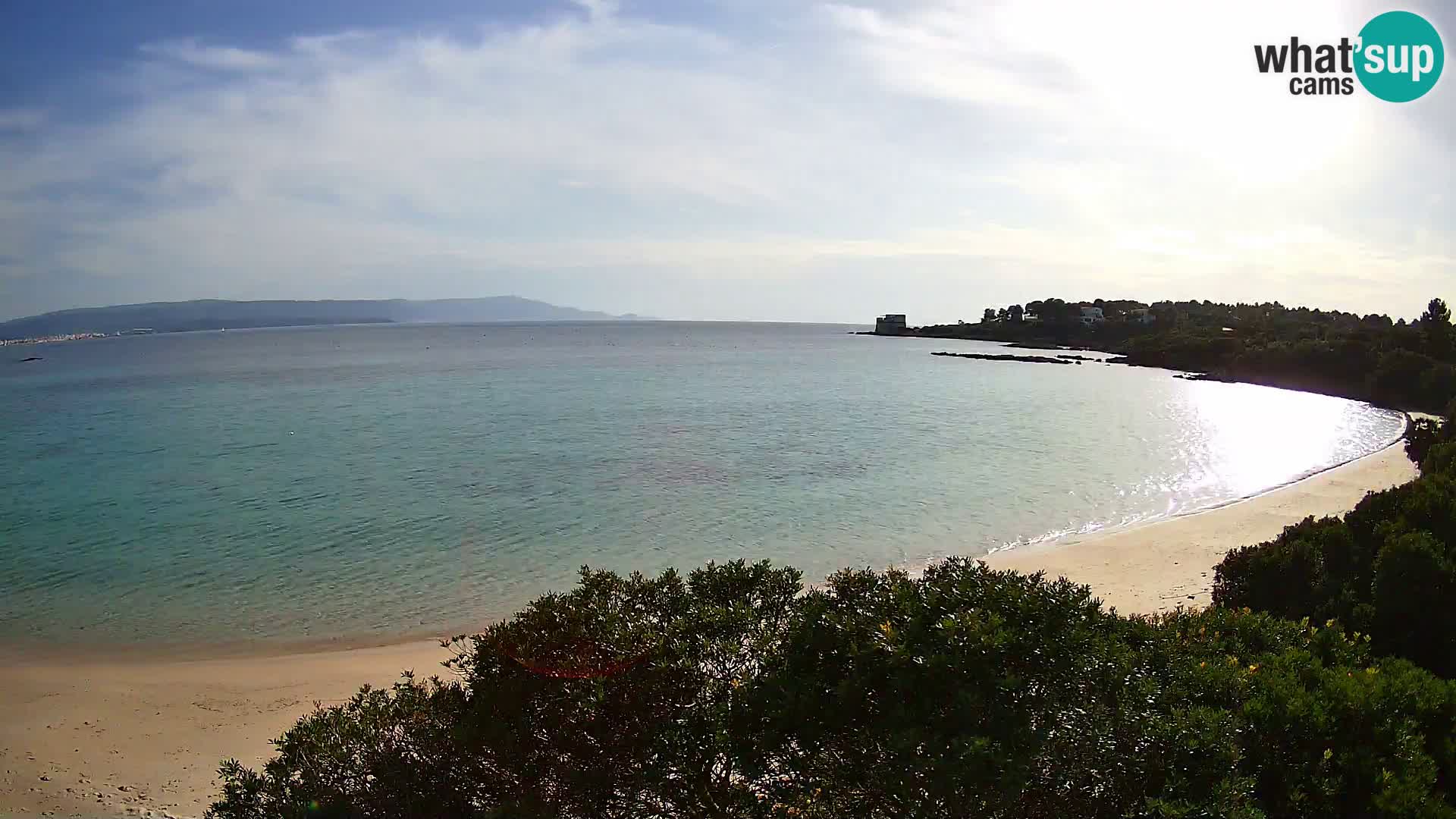 Webcam Lazzaretto beach | Alghero | Sardinia