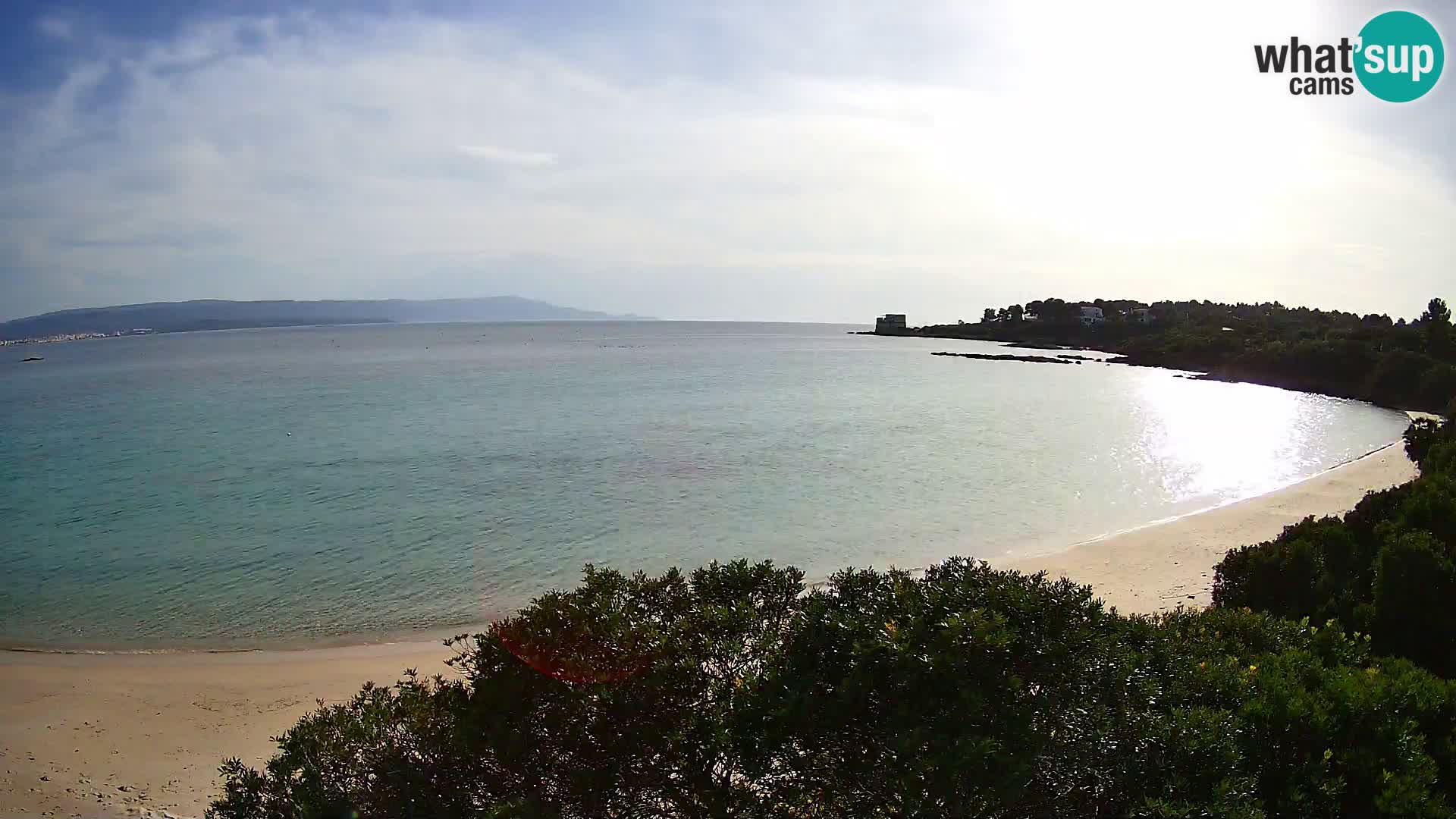 Web kamera plaža Lazzaretto | Alghero | Sardinija