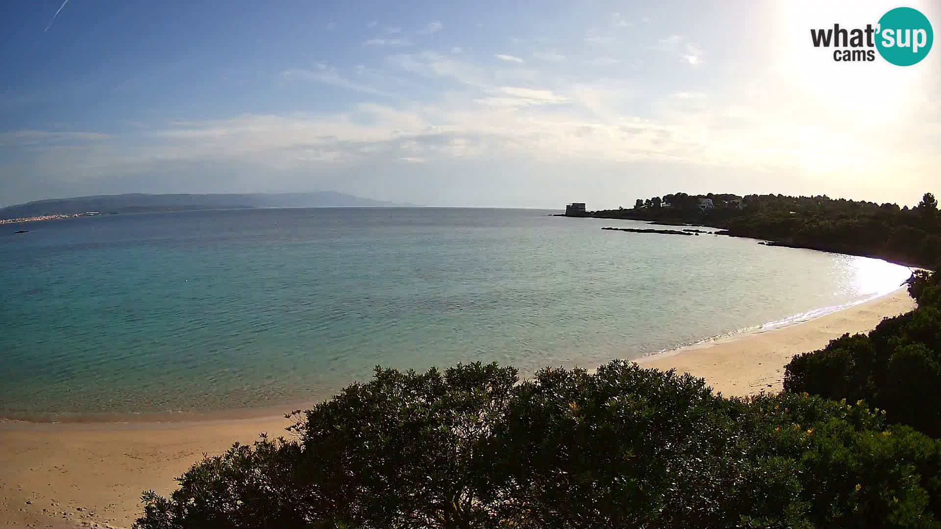 Plage Lazzaretto livecam | Alghero | Sardaigne