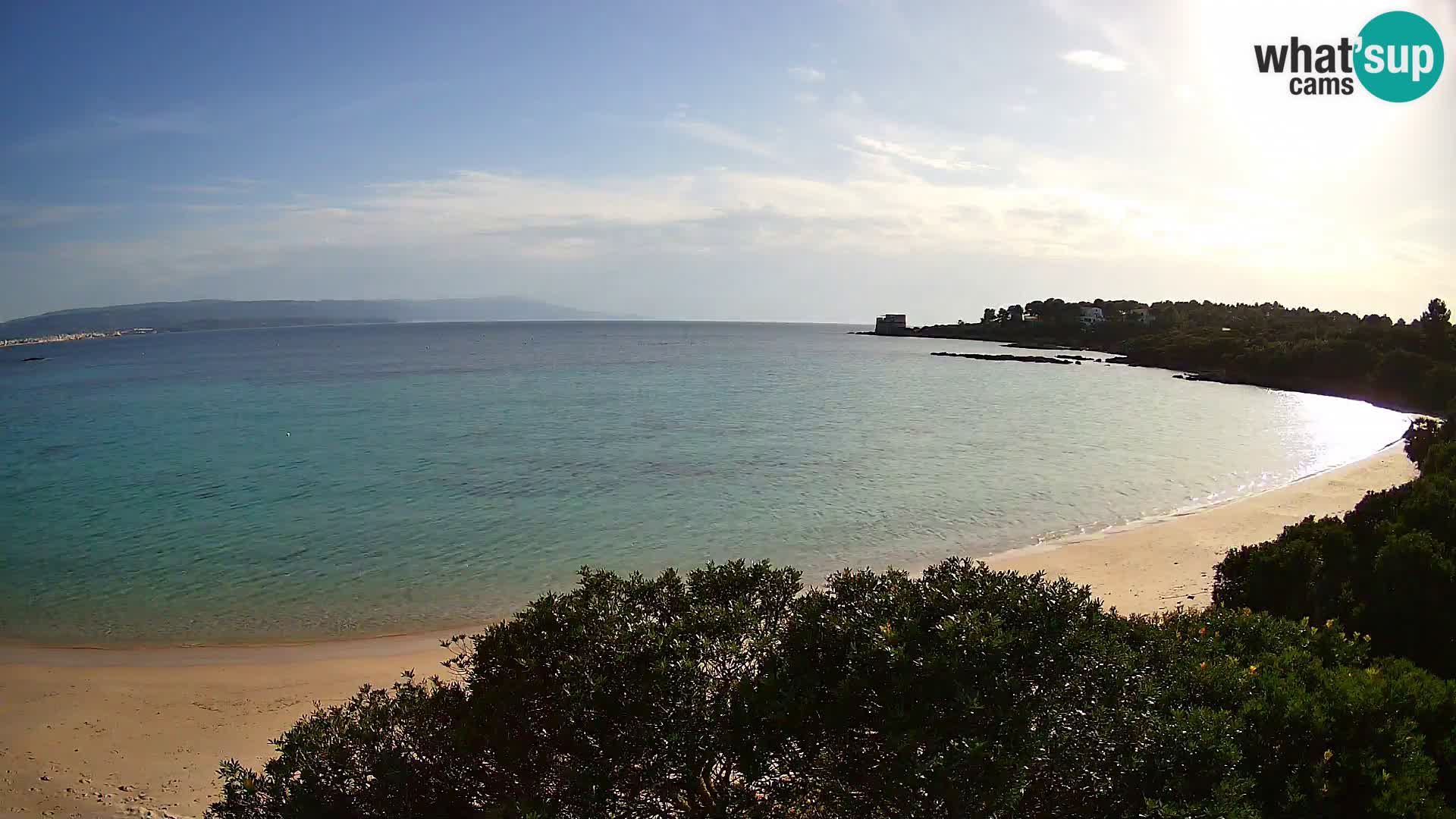 Webcam Lazzaretto beach | Alghero | Sardinia