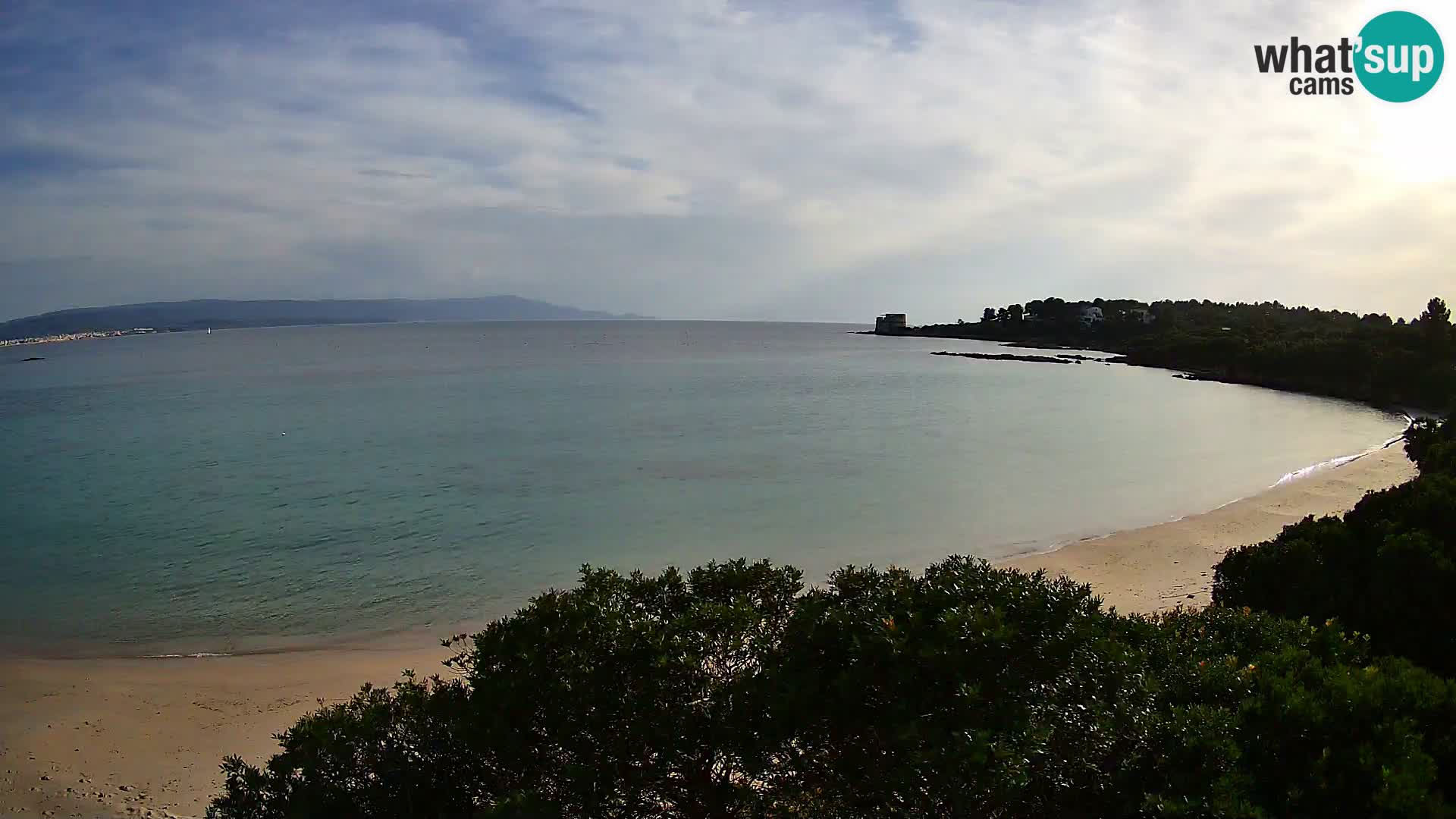 Plage Lazzaretto livecam | Alghero | Sardaigne