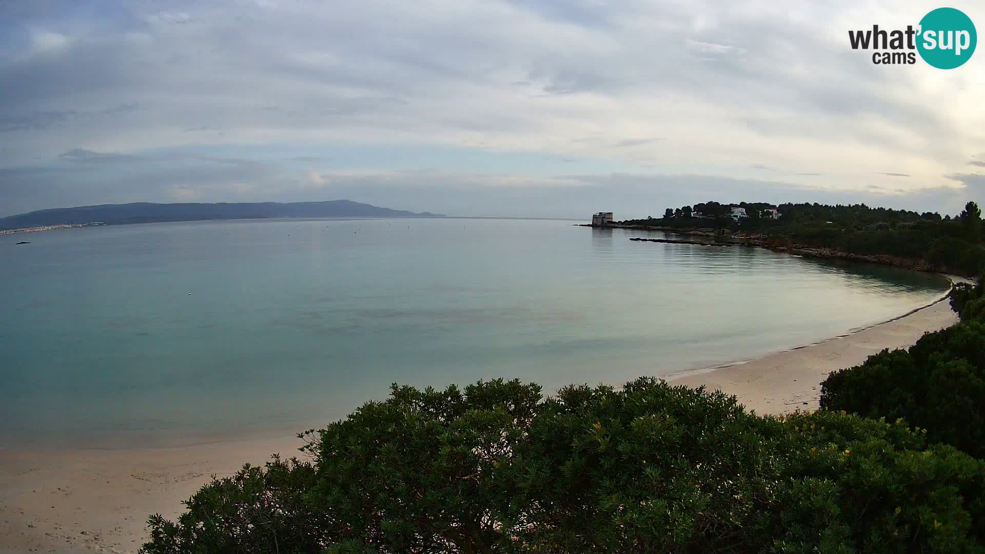 Webcam Lazzaretto beach | Alghero | Sardinia