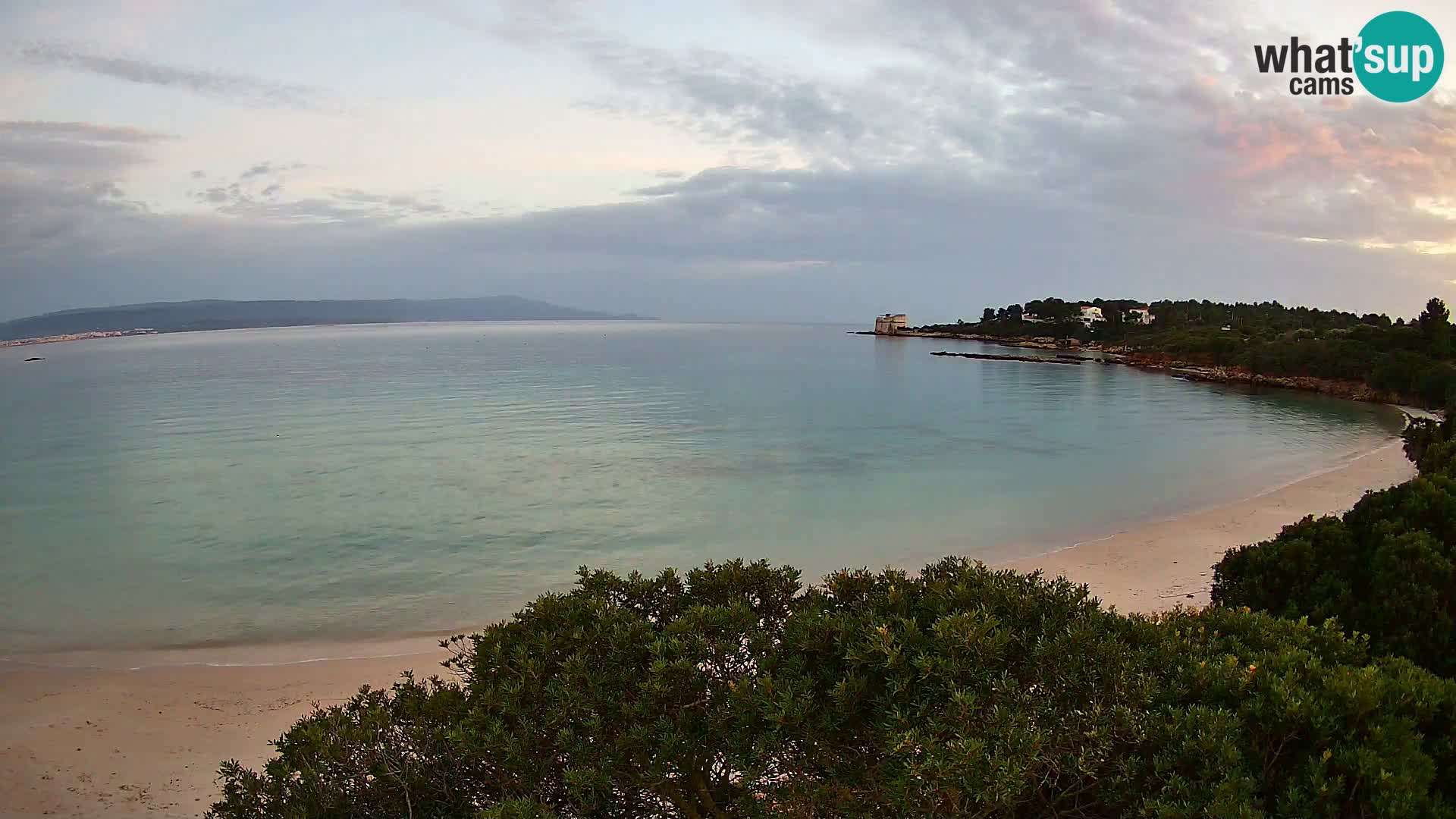 Webcam Lazzaretto Strand | Alghero | Sardinien