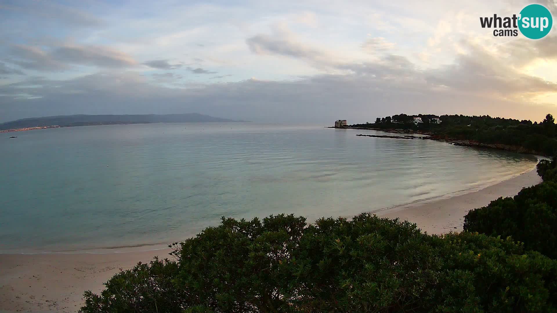 Webcam Lazzaretto beach | Alghero | Sardinia