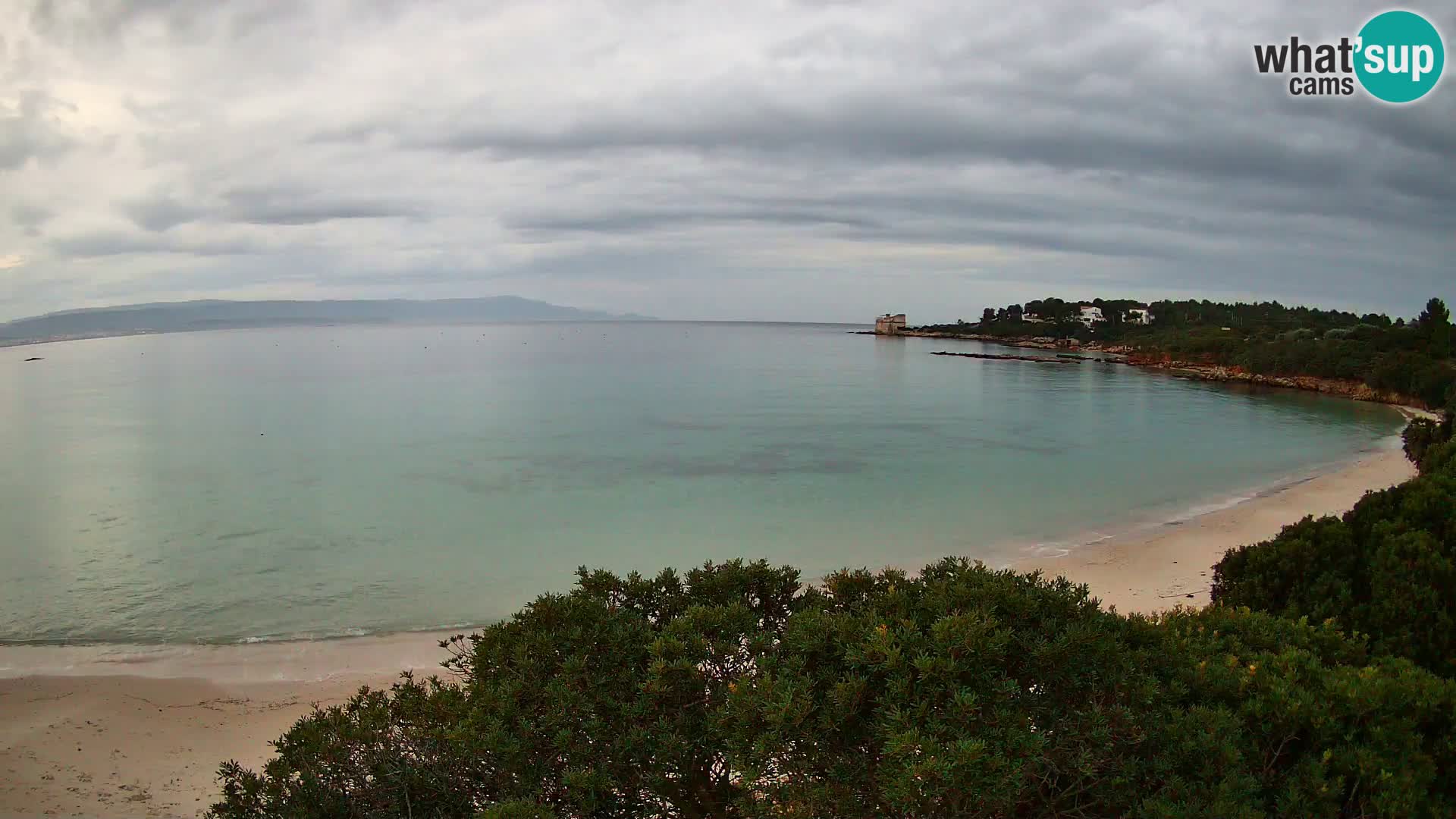 Webcam Lazzaretto beach | Alghero | Sardinia