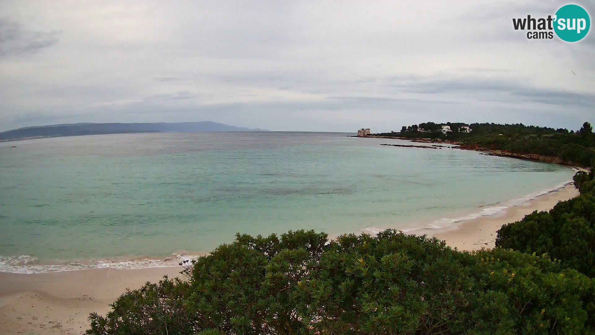 Kamera plaža Lazzaretto | Alghero | Sardinija