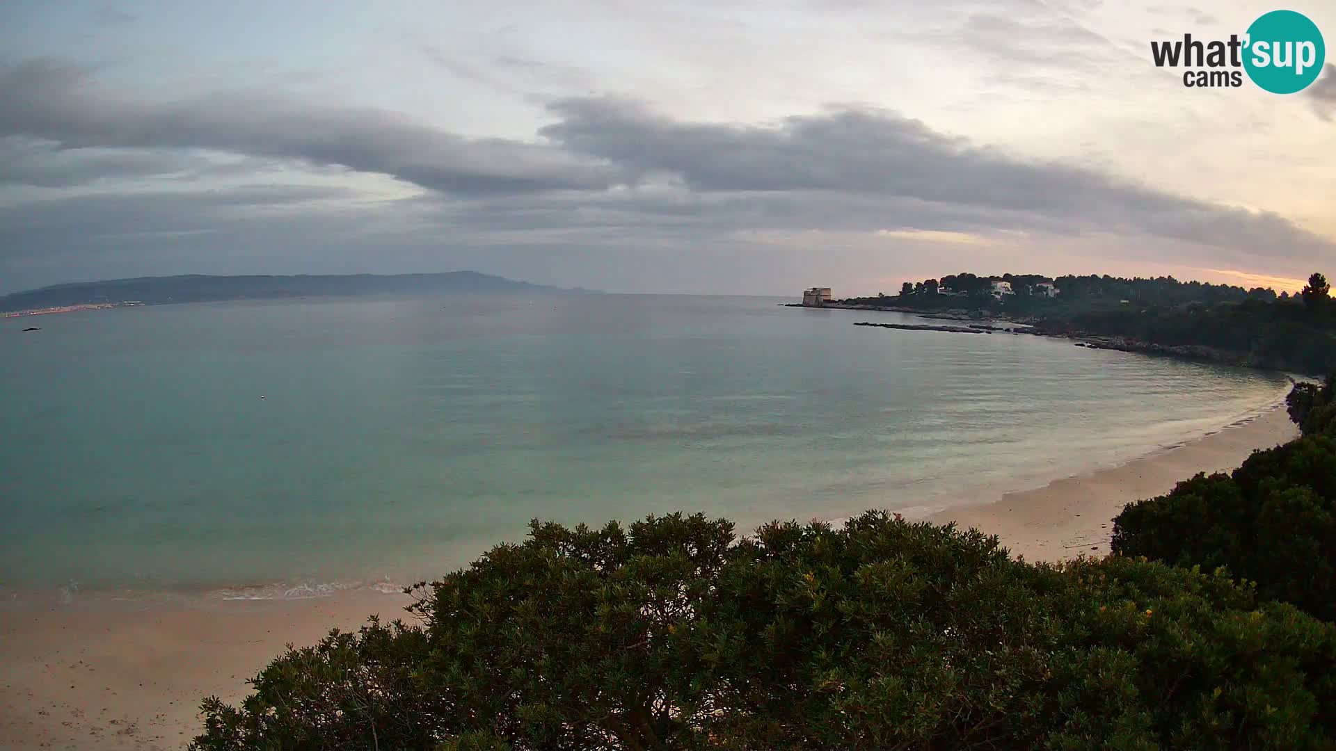 Plage Lazzaretto livecam | Alghero | Sardaigne