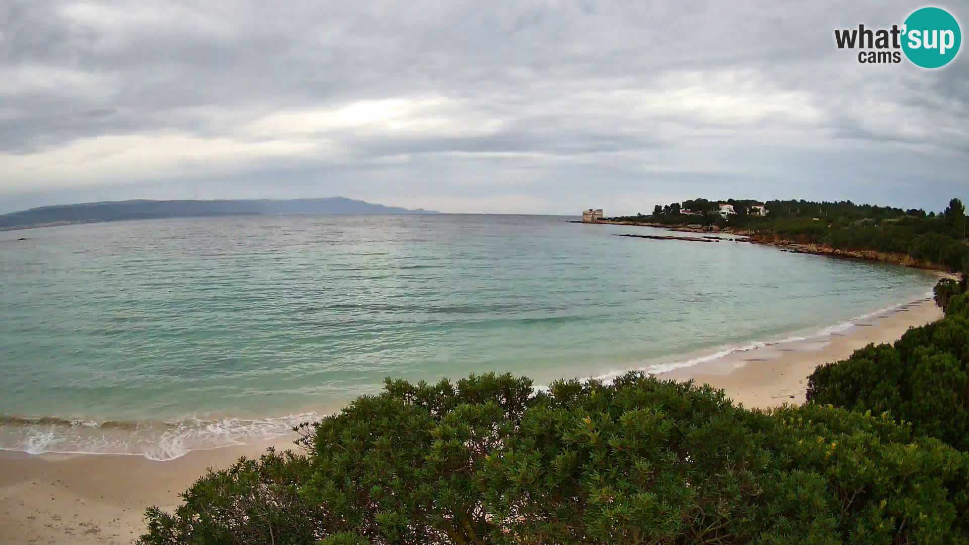 Webcam Lazzaretto beach | Alghero | Sardinia