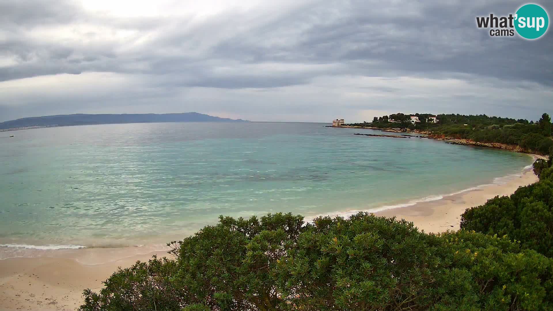Kamera plaža Lazzaretto | Alghero | Sardinija