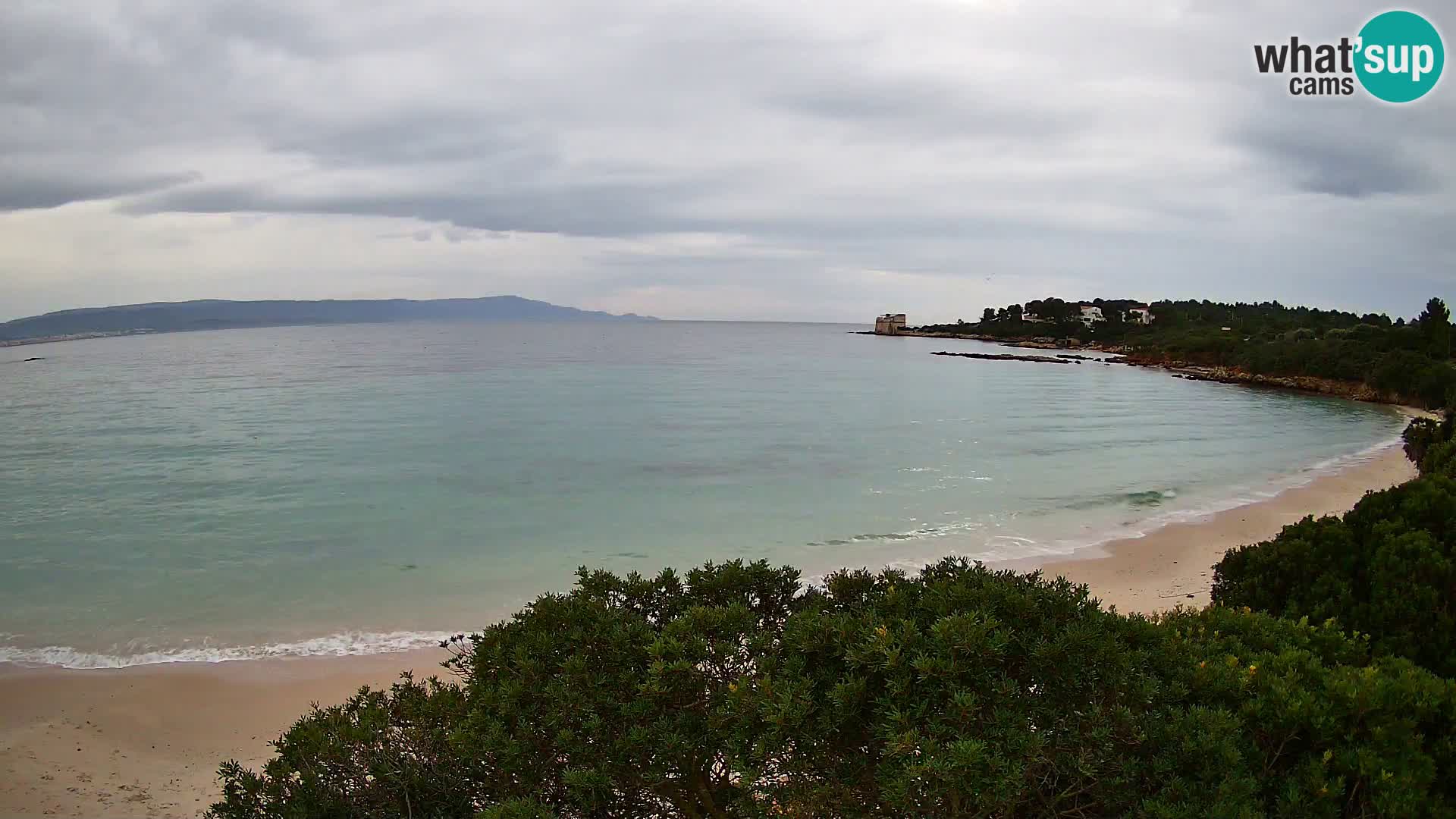 Webcam Lazzaretto beach | Alghero | Sardinia