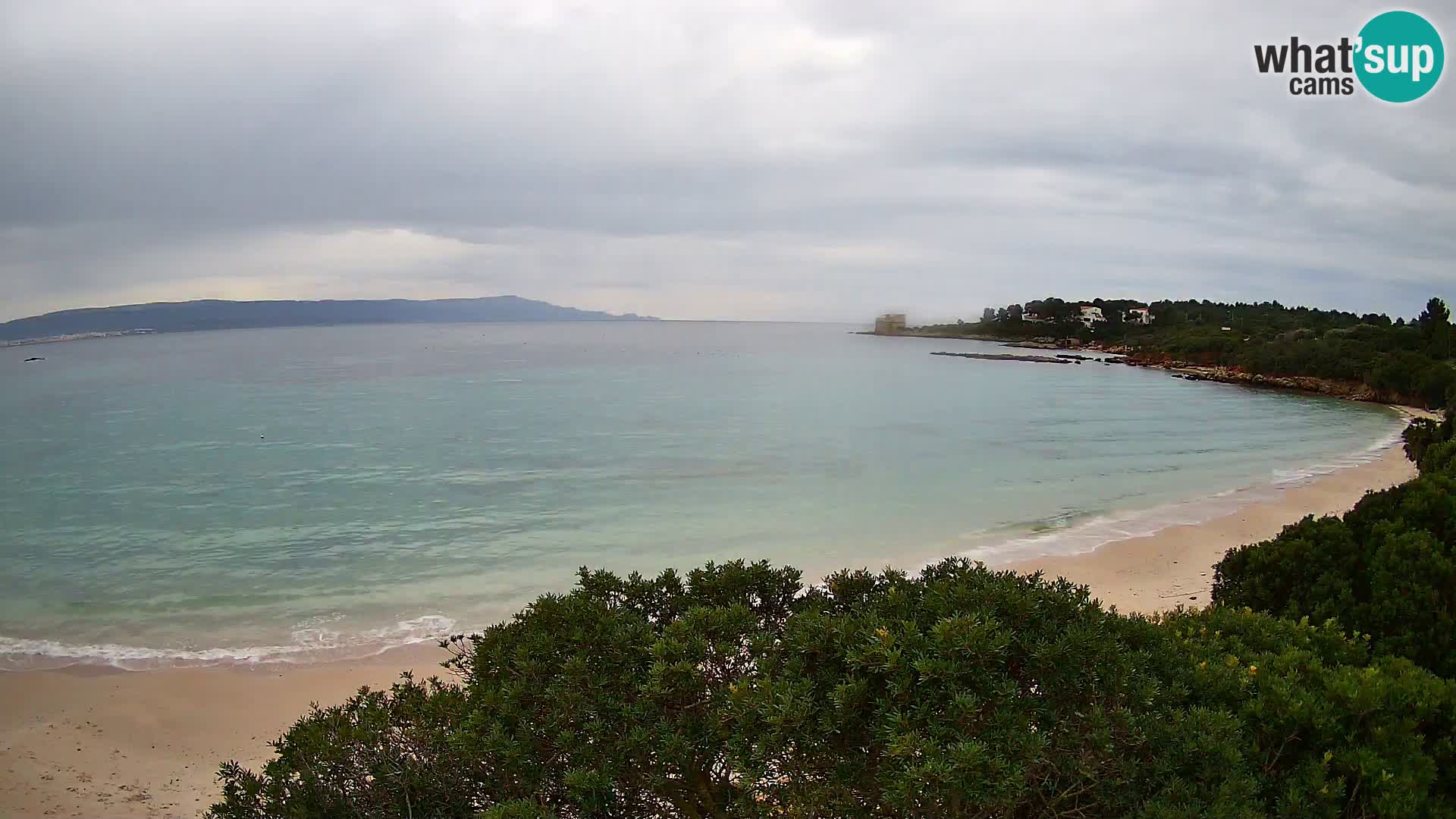 Kamera plaža Lazzaretto | Alghero | Sardinija