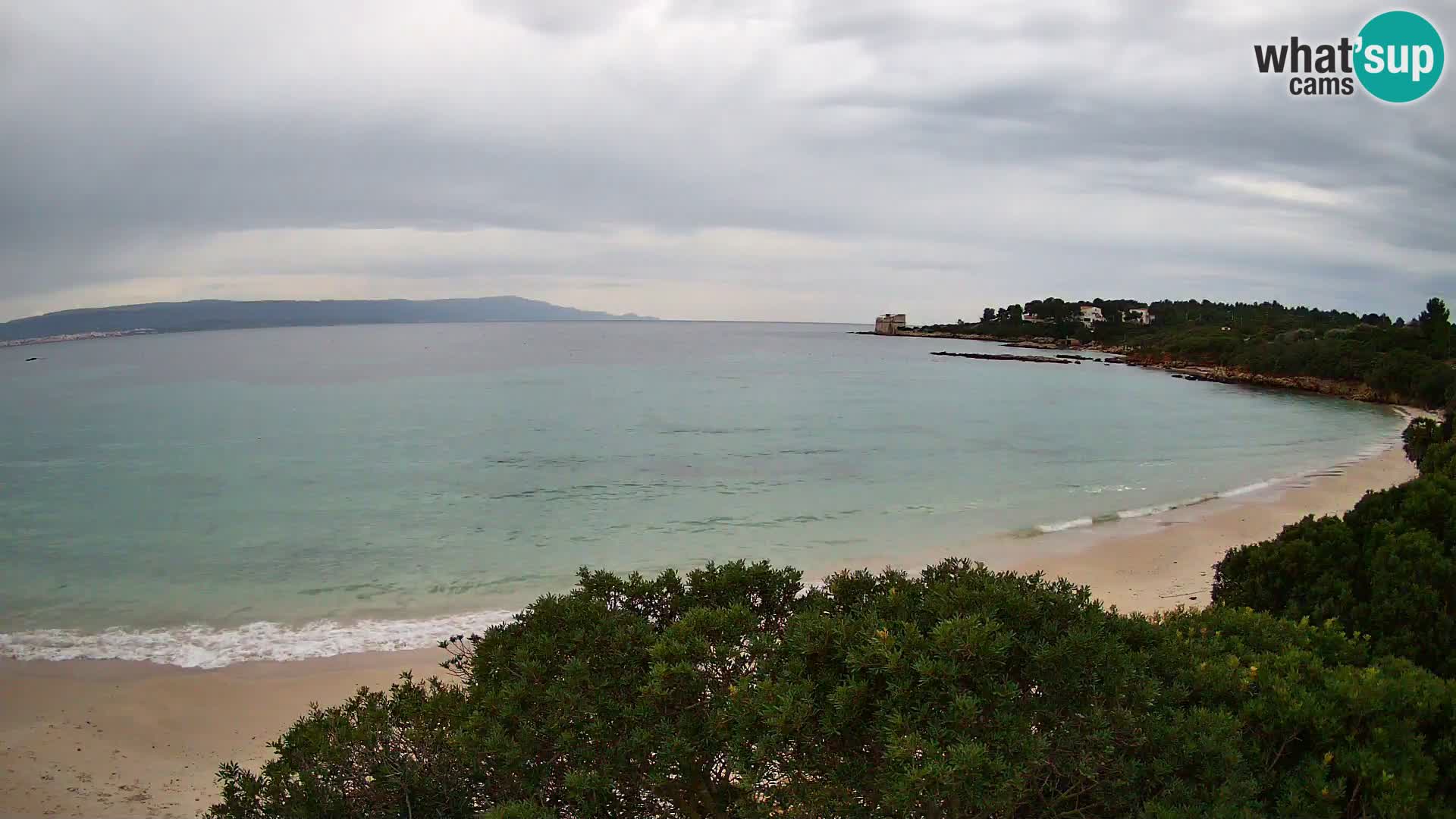 Web kamera plaža Lazzaretto | Alghero | Sardinija