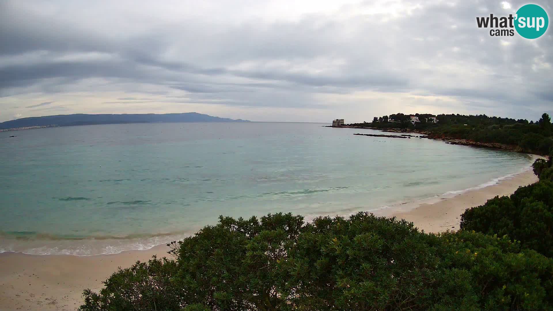Webcam Lazzaretto beach | Alghero | Sardinia
