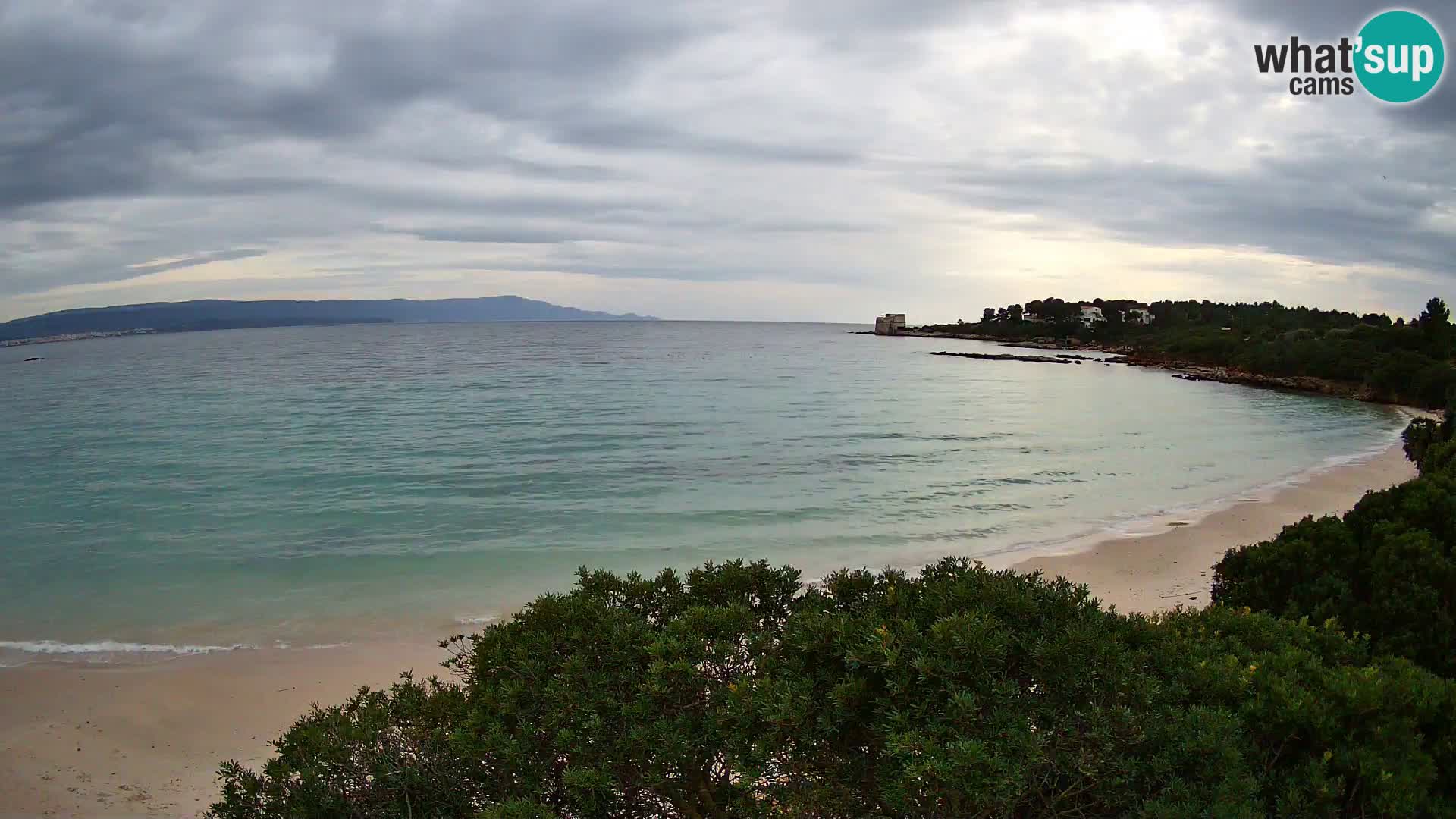 Kamera plaža Lazzaretto | Alghero | Sardinija