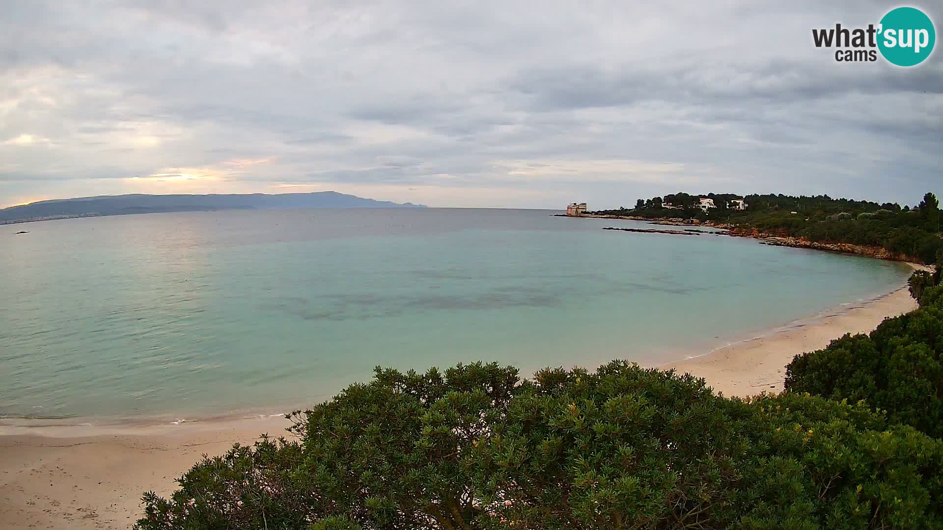 Webcam Lazzaretto beach | Alghero | Sardinia