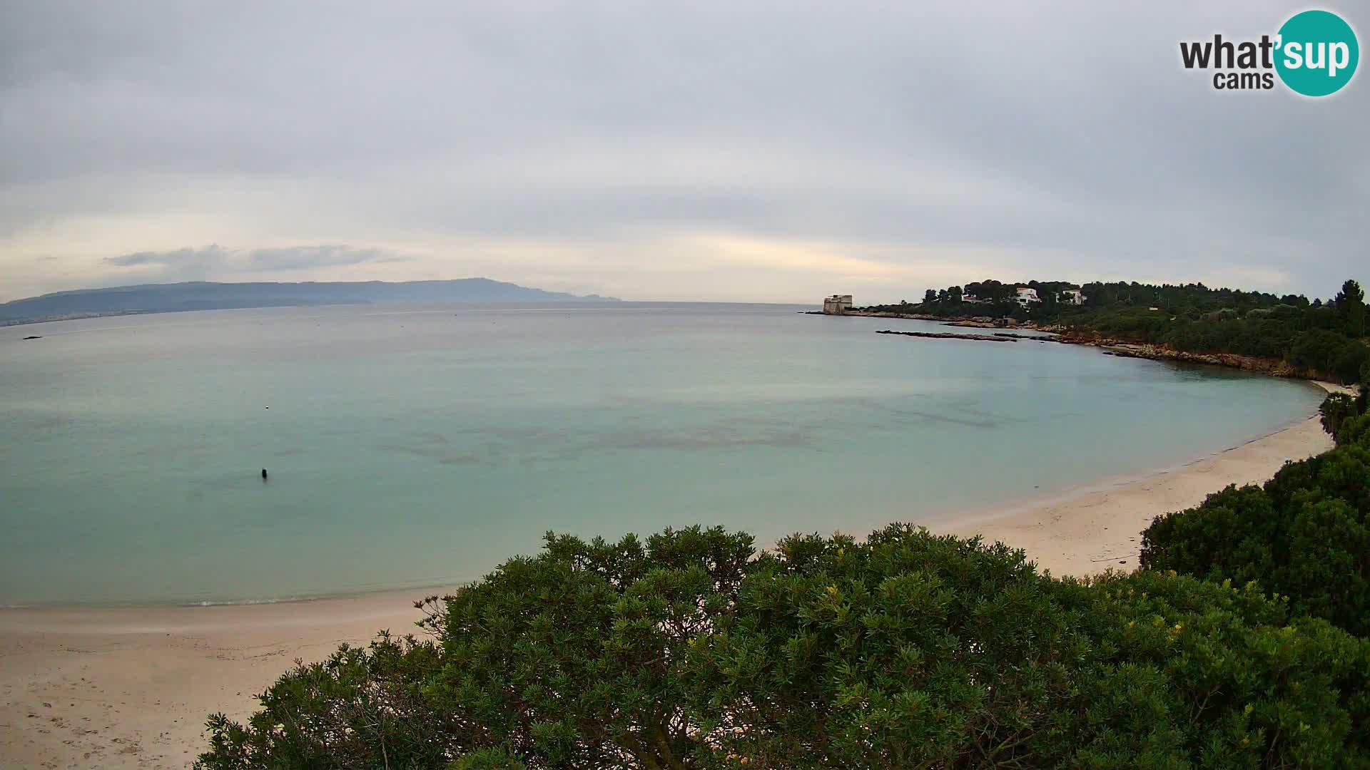 Plage Lazzaretto livecam | Alghero | Sardaigne