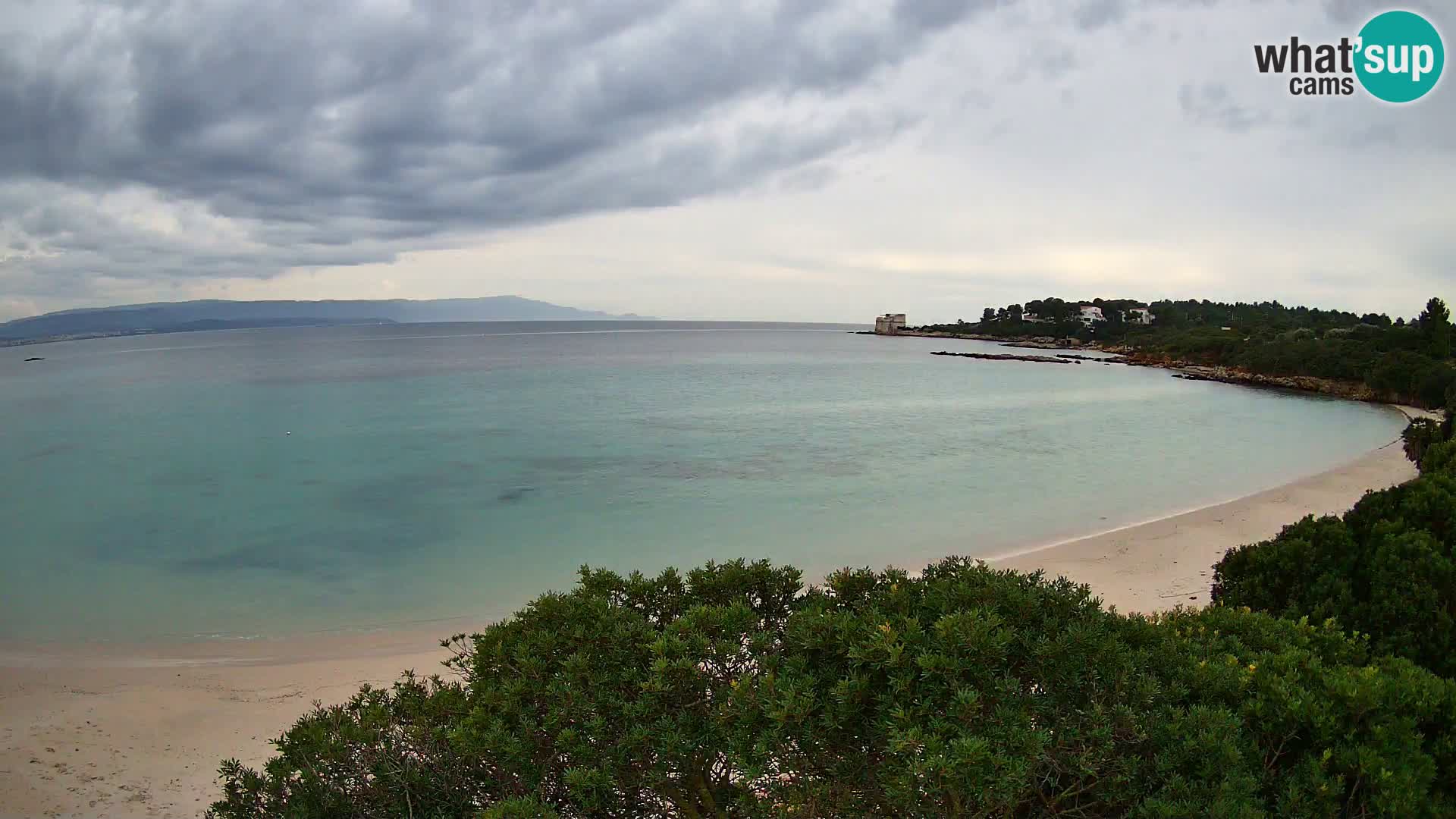 Webcam Lazzaretto Strand | Alghero | Sardinien